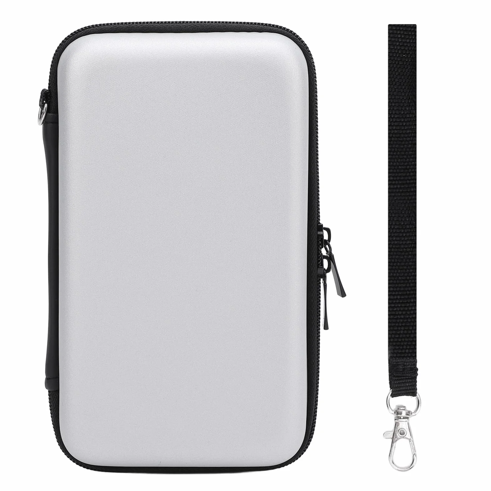 Estuche de Transporte para Consola de Juegos, Bolsa de Viaje Protectora Dura para el Nuevo 2DS XL, 2DS LL, Nuevo 3DS, 3DS con Soporte para Cartuchos de 8 Ranuras, Liviano y