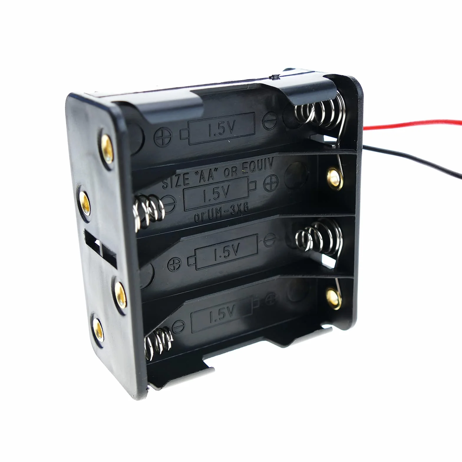 BeMatik - Portapilas para 8 Pilas LR6 AA 1.5V