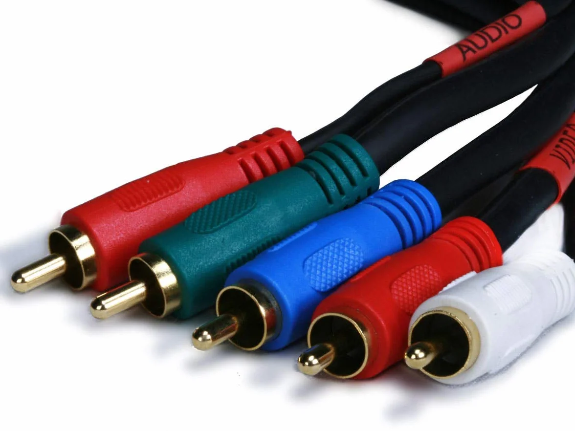 Monoprice Cable coaxial de vídeo/audio (RG-59/U) de 5 m, 22 AWG 5-RCA, color negro