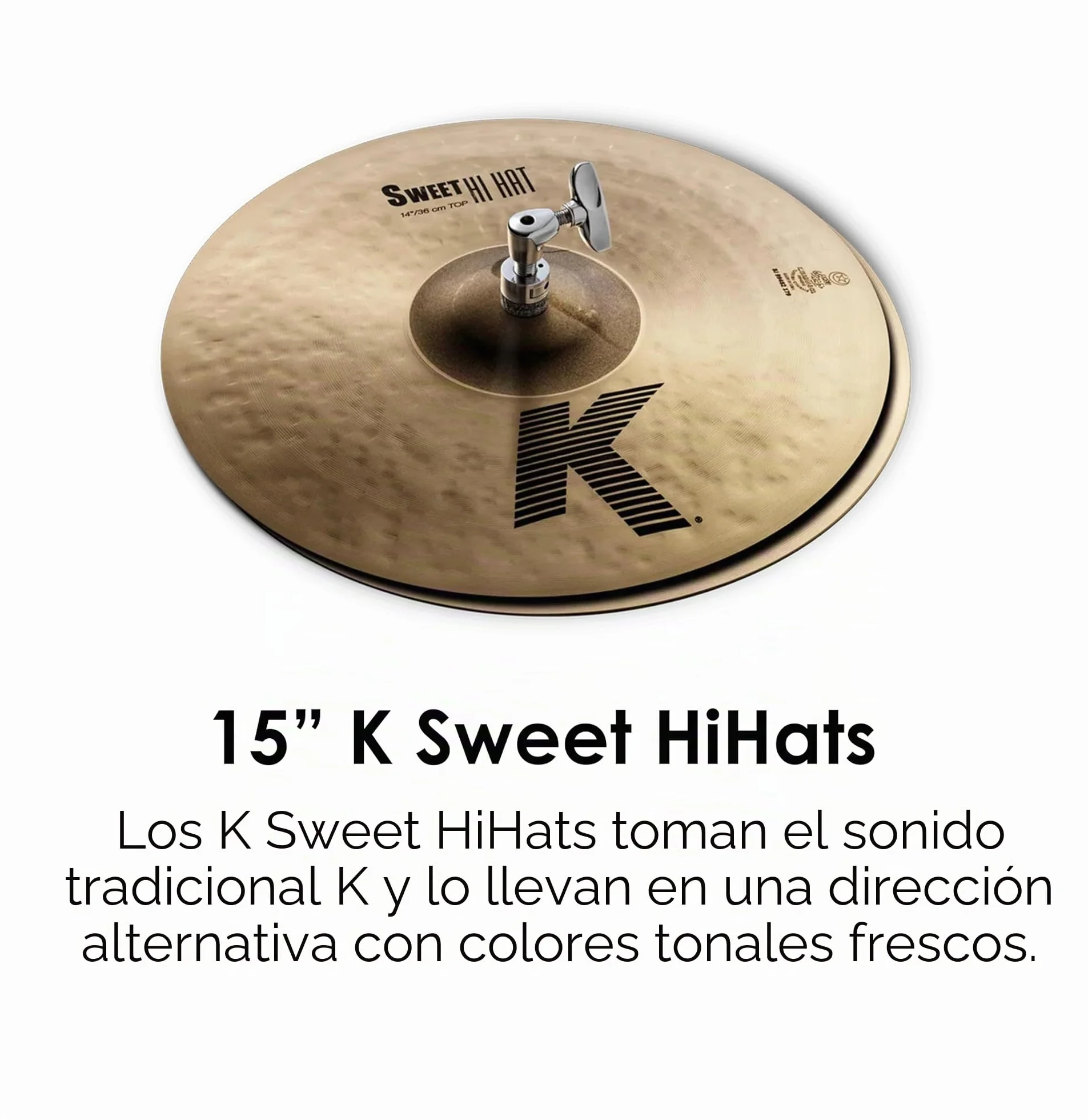 ZILDJIAN K2822 K Pack Sweet 15"-17"-19"-21"