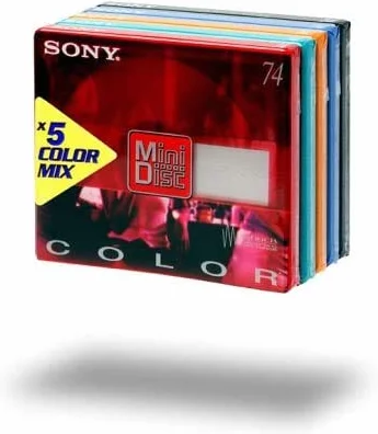Sony coloursminidisc 5-Pack 74 min MD