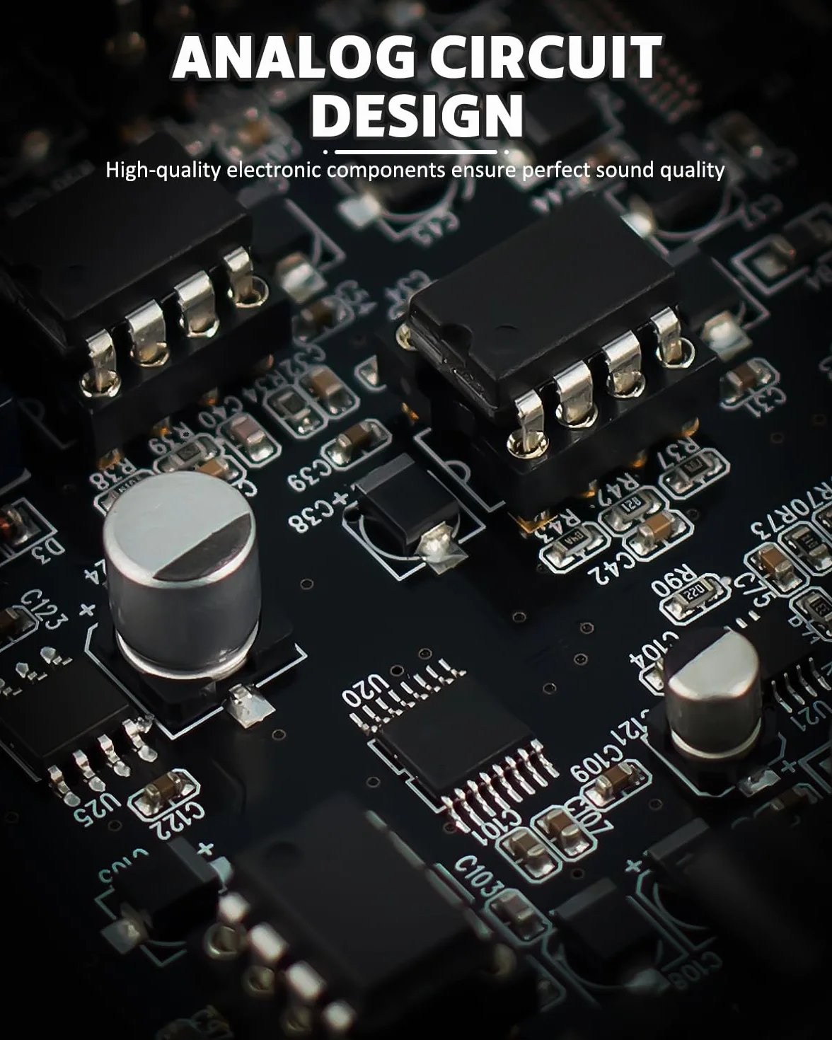 STRICH DYNACOMP - Pedal compresor de guitarra, pedal de efecto analógico puro esencial para guitarra eléctrica y bajo, control de 3 perillas, True Bypass