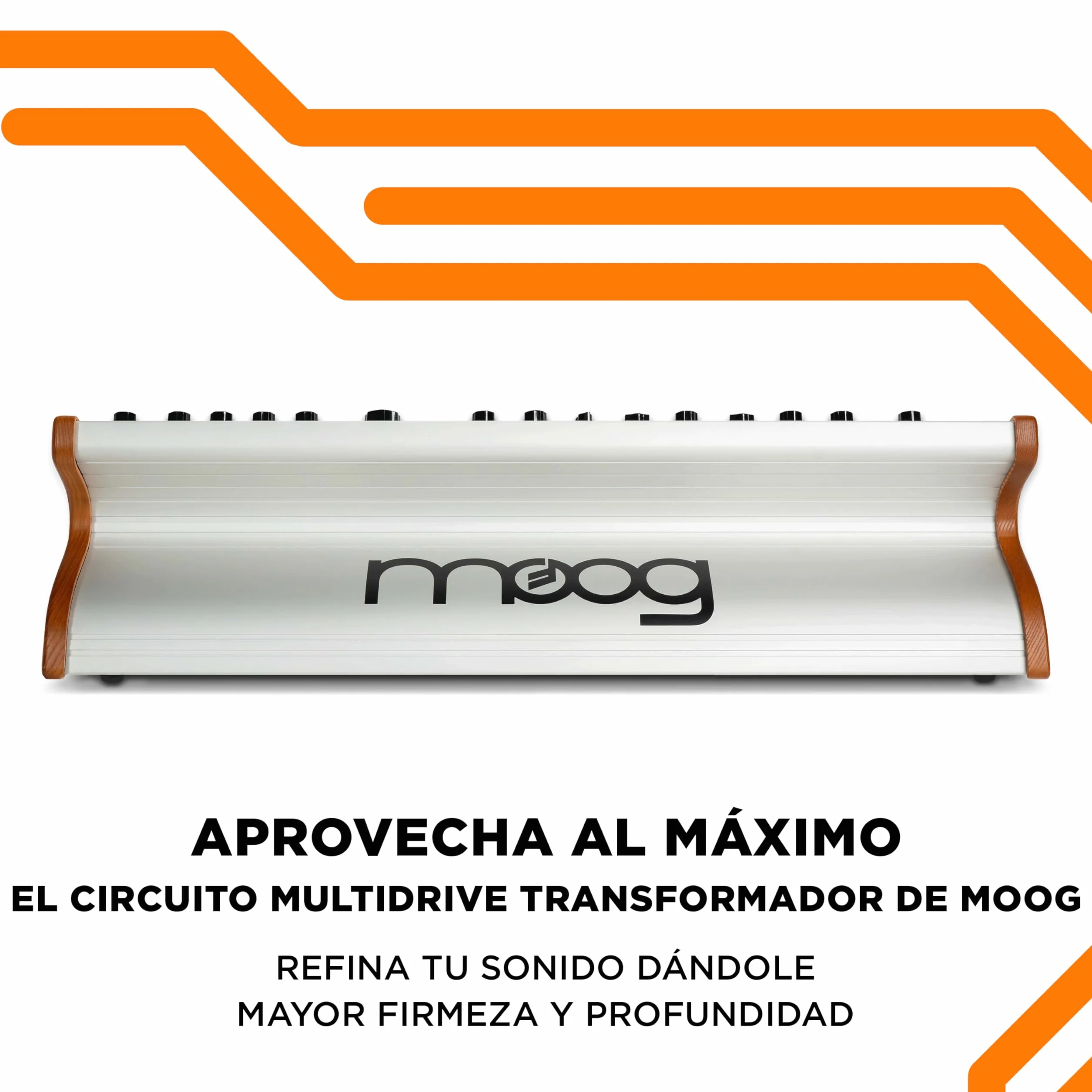 MOOG Subsequent 37 - Sintetizador Analógico Parafónico y Teclado MIDI con 37 Teclas Semicontrapesadas, Ampli de Auriculares, 256 Presets y Editor de Software