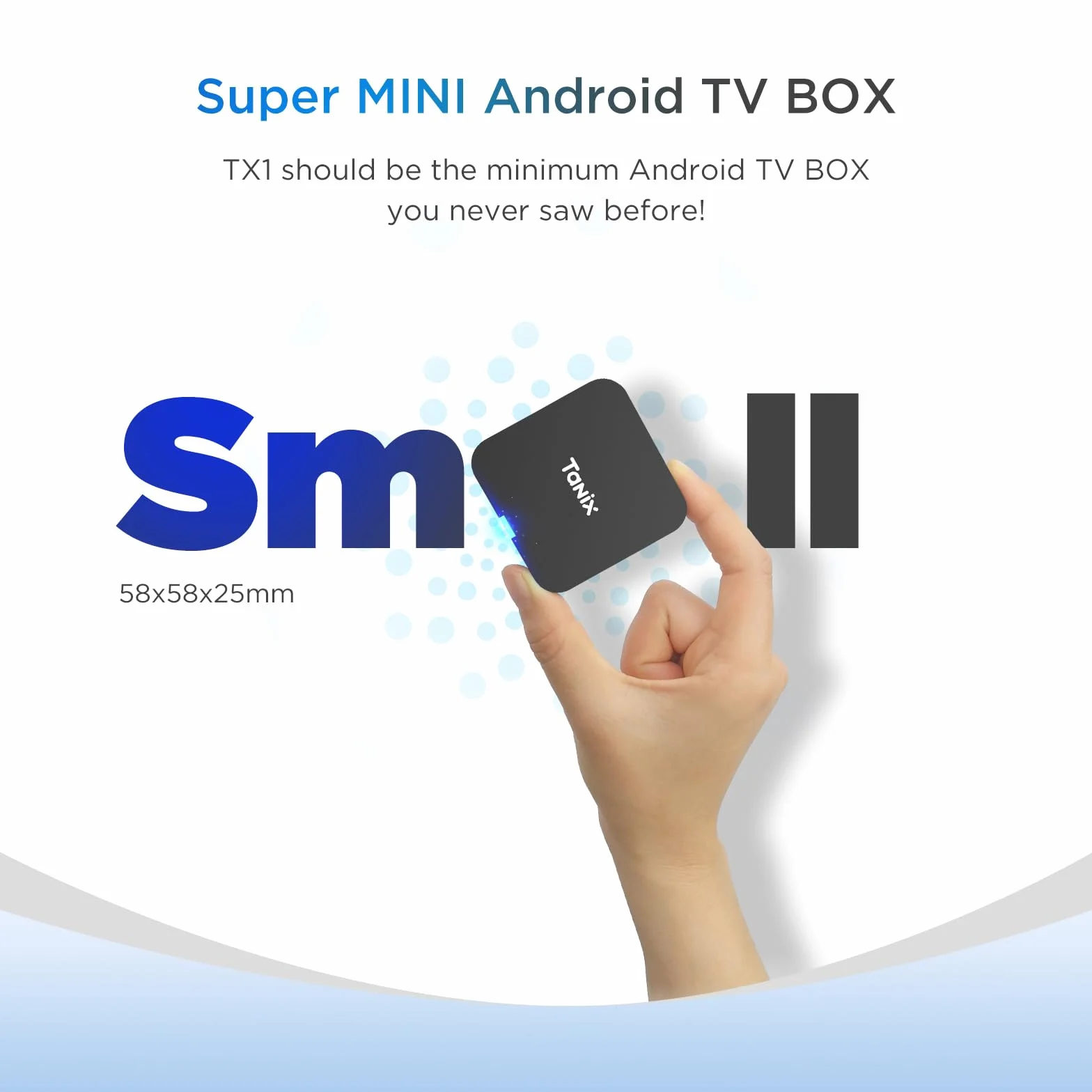 Android TV Box 10.0, 2GB RAM 16GB ROM, Allwinner H313 Quad-Core, WiFi, USB, 4K Smart TV Box