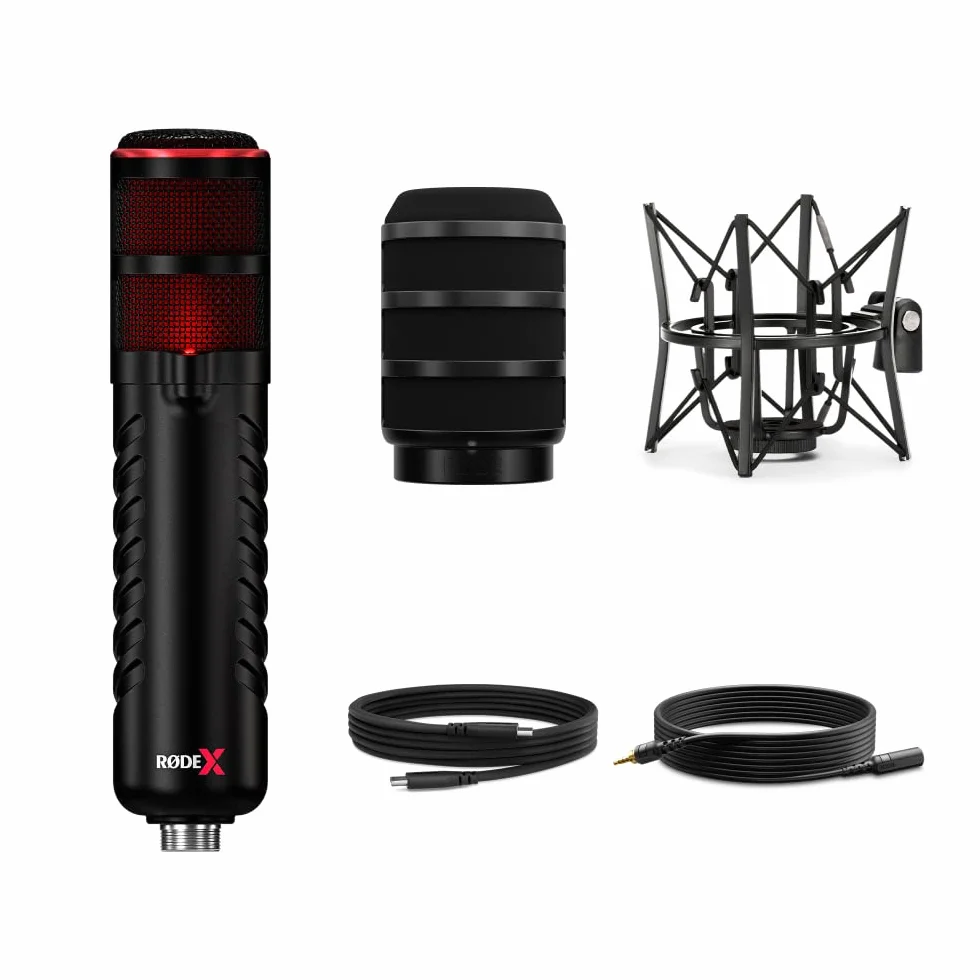 RØDE XDM-100 Micrófono dinámico USB profesional RØDE X XDM-100 y solución de mezcla virtual para streamers y jugadores