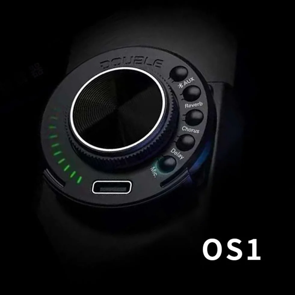 USB Carga OS1 Captador de Vibración para Accesorios de Instrumentos de Música de Guitarras Clásicas y Folk