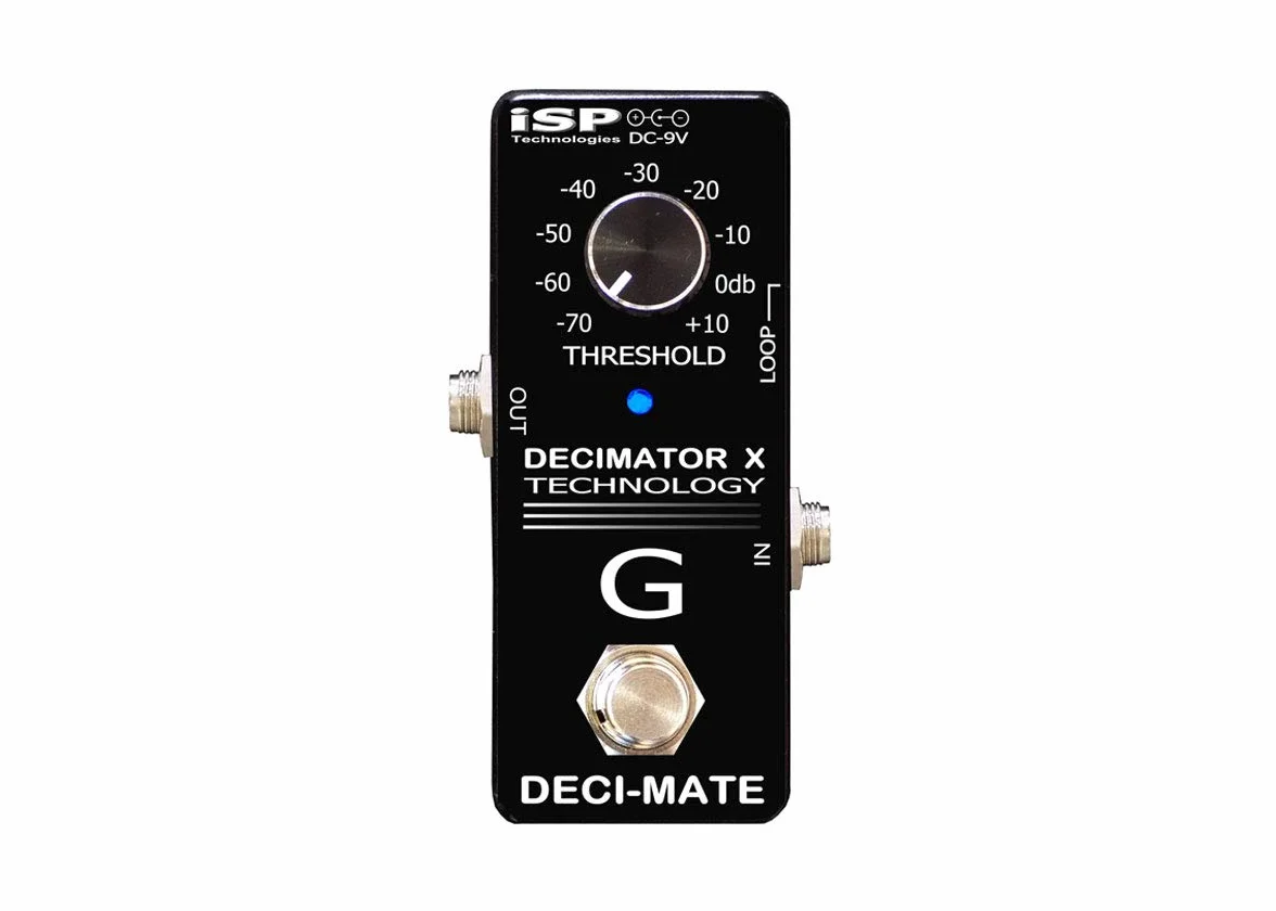 ISP Technologies DECI-MATE G Micro Pedal de reducción de ruido con conexiones en bucle