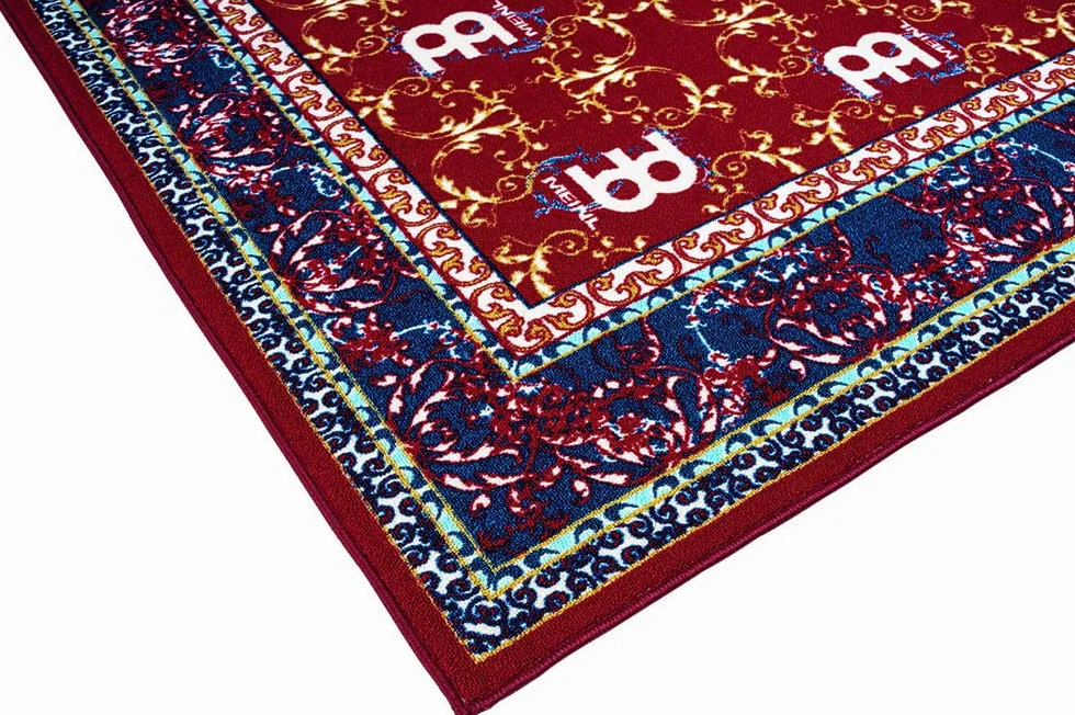 Meinl MDRS-OR - Alfombrilla para batería (tamaño pequeño, 1,6 x 1,4 m), color negro