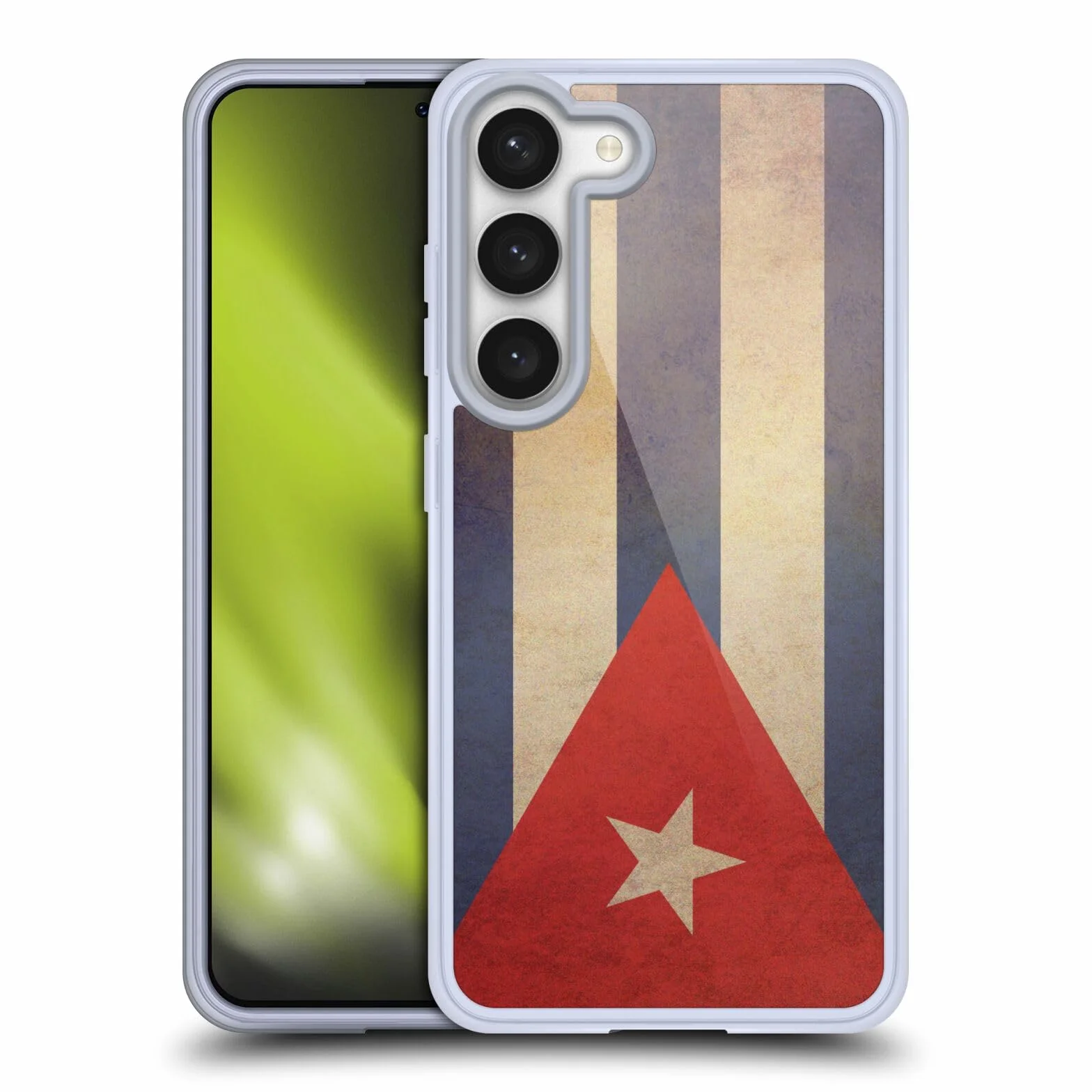 Head Case Designs Cuba Cubano Conjunto de Banderas Vintage 3 Caso Funda de Gel Suave Compatible con Samsung Galaxy S23 5G