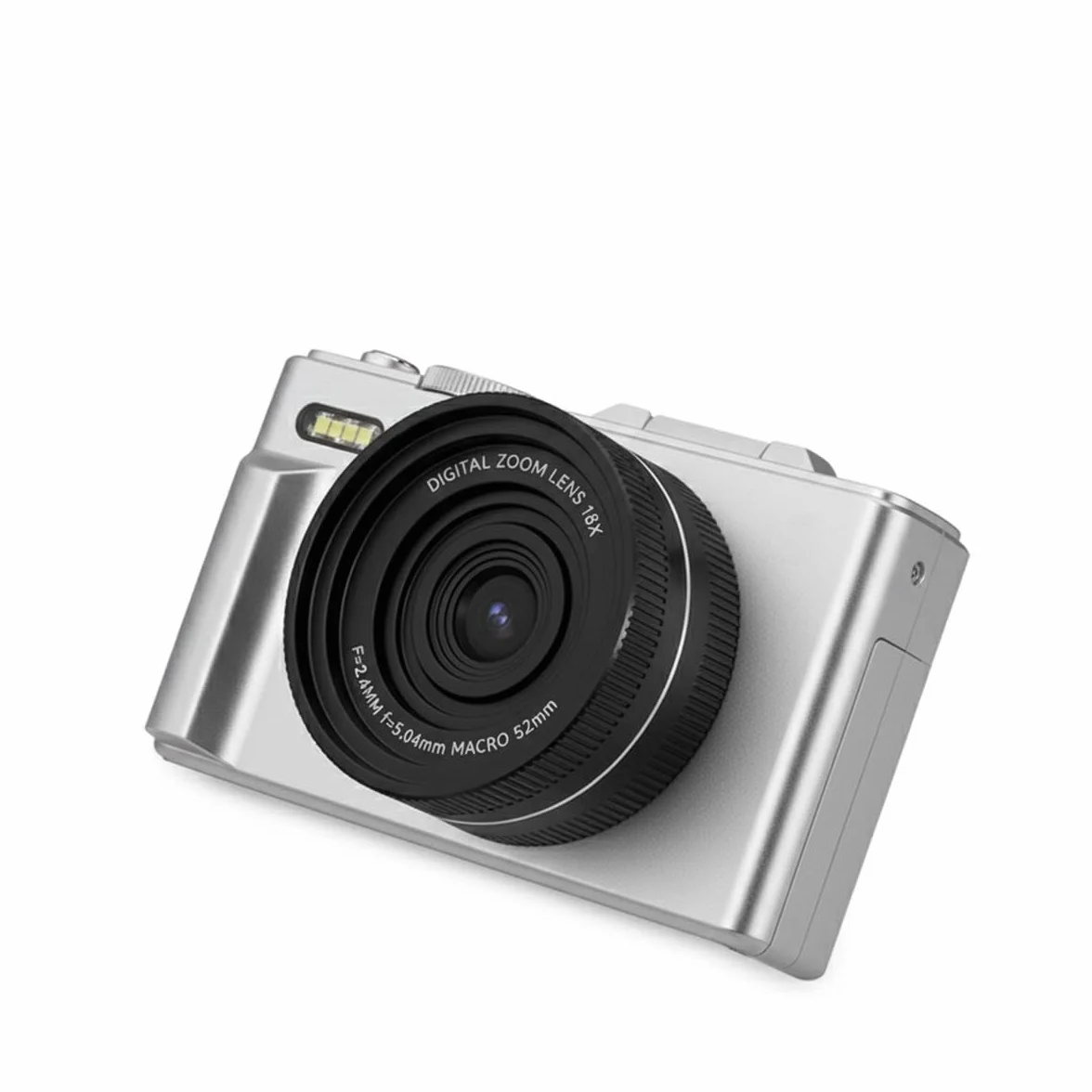 PRIXTON Cámara Digital Xplorer DV900 WiFi 4K 64MP Pantalla Giratoria LCD Batería Recargable Plata (Reacondicionado)