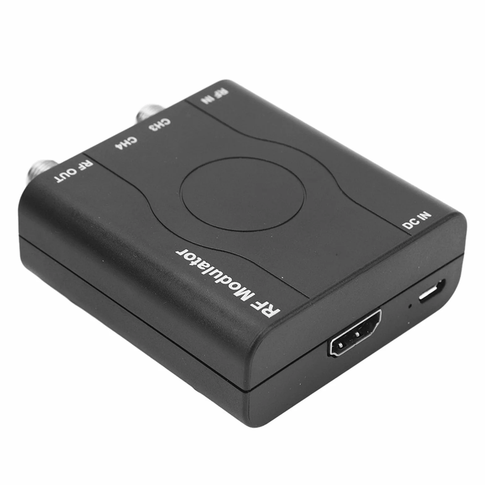 Modulador HDMI a RF, Disponible sólo en las Américas HDM61 Interfaz Multimedia HD a Modulador RF Compatible con Formato NTSC Salida 1080P PLL Control de Frecuencia