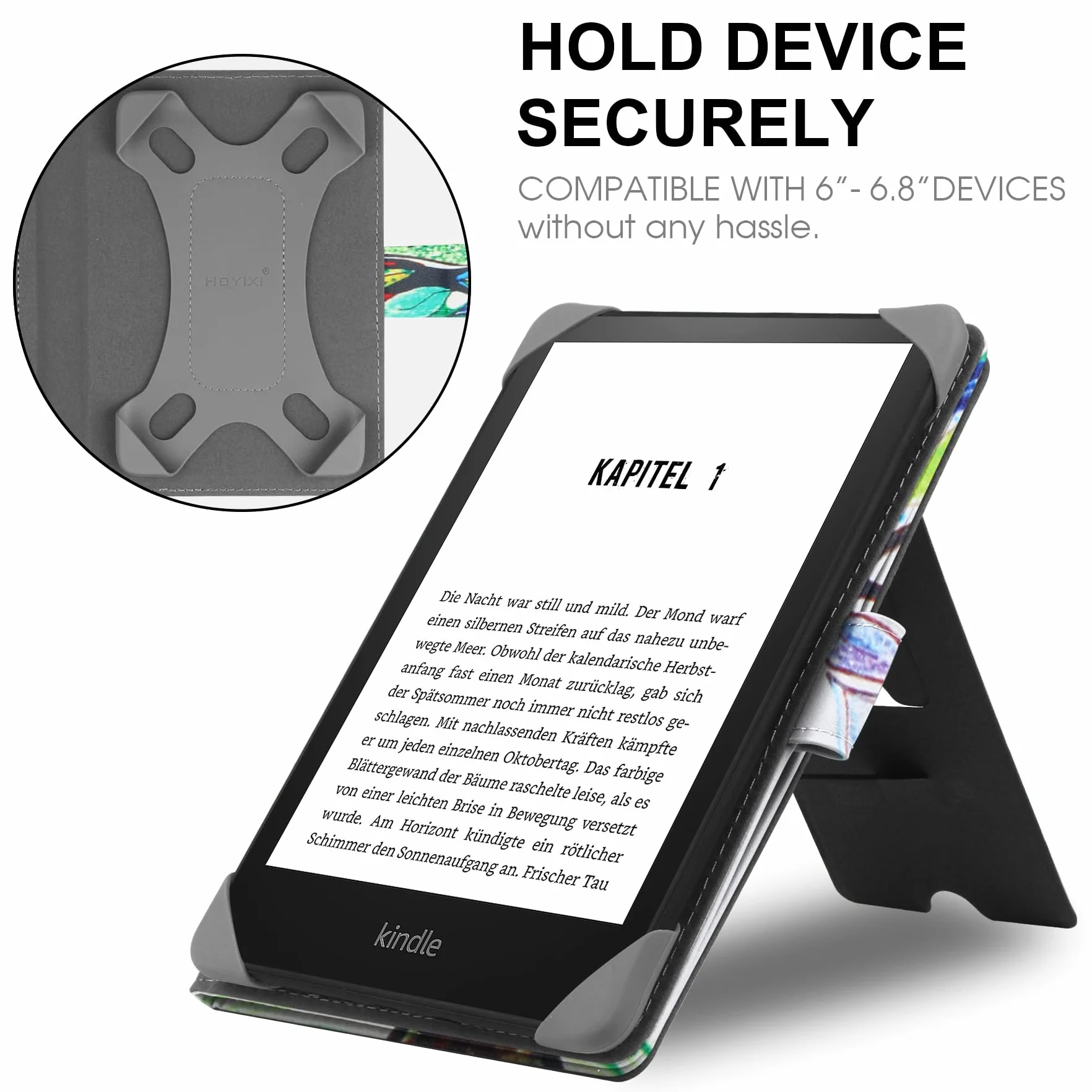 Funda Universal para E-Book Reader 6-6,8" Pocketbook/Tolino/Sony/Kindle Paperwhite/Kobo Clara HD/2E