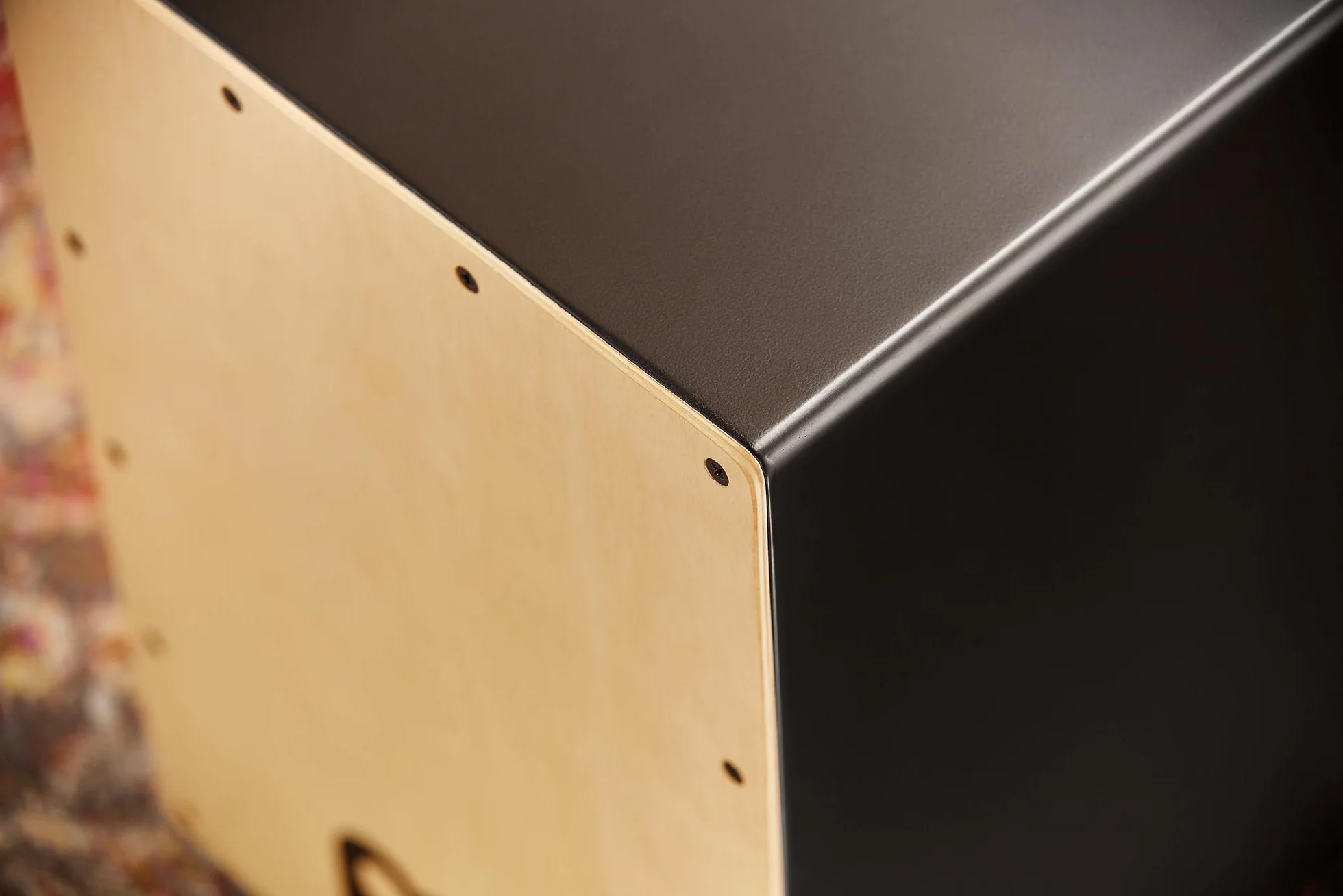 MEINL Percussion Headliner Series Snare Cajon, MCAJ100BK-MA