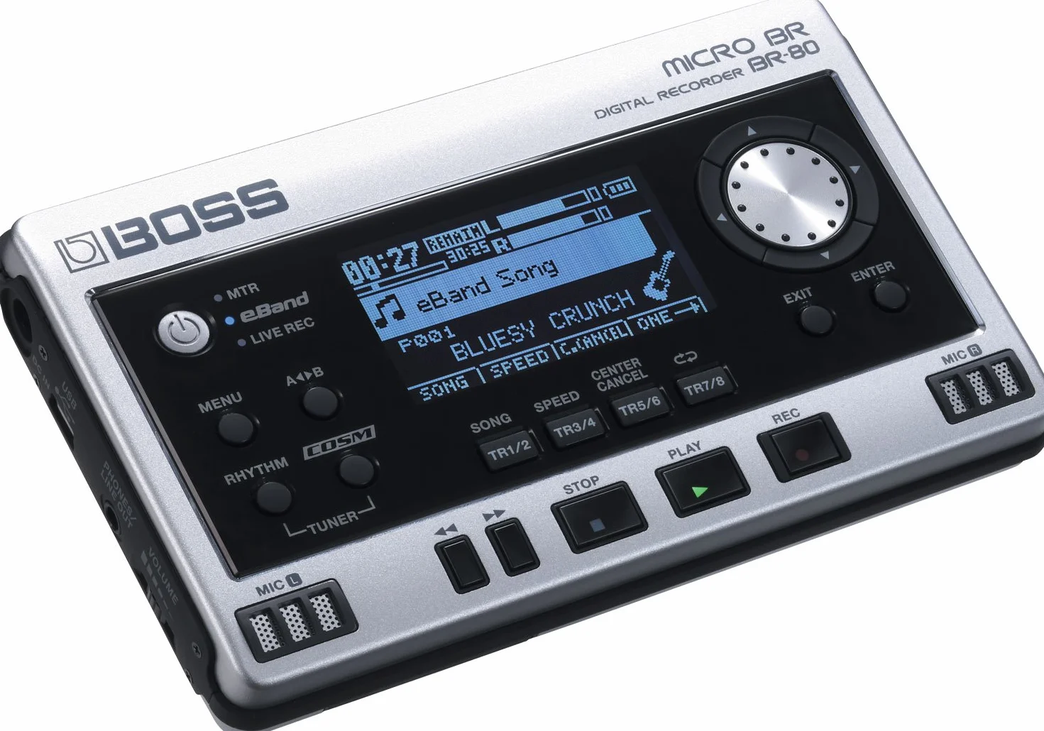 Grabadora Digital portátil Roland BR-80 — Micro estéreo Integrado y multiefectos