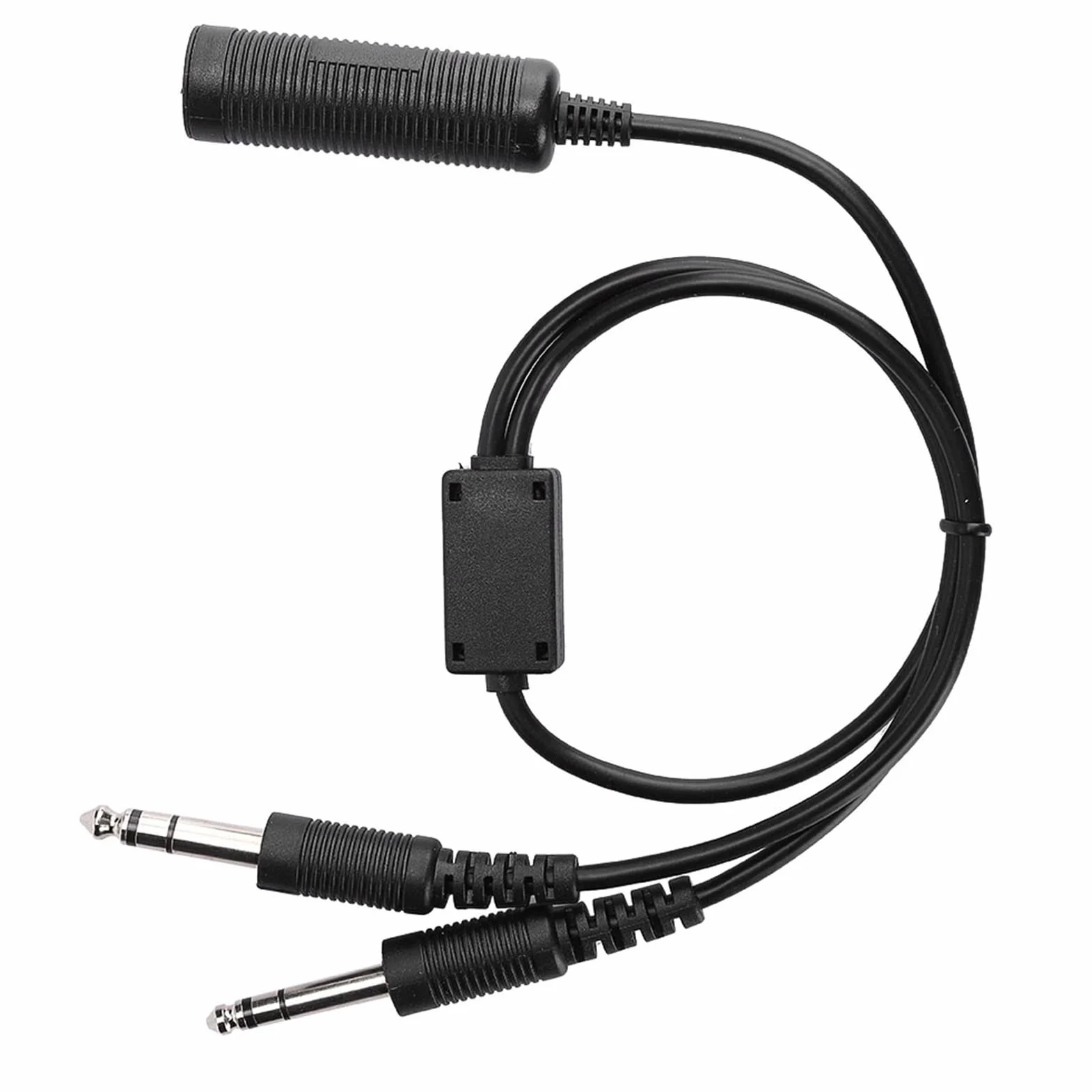 Helicóptero U174 a Dual GA Twin Plug Adaptador para A20 Auricular Avión David Clark Cable Avión Radio Piloto Militar 18253g Adaptador Suministros Adaptador