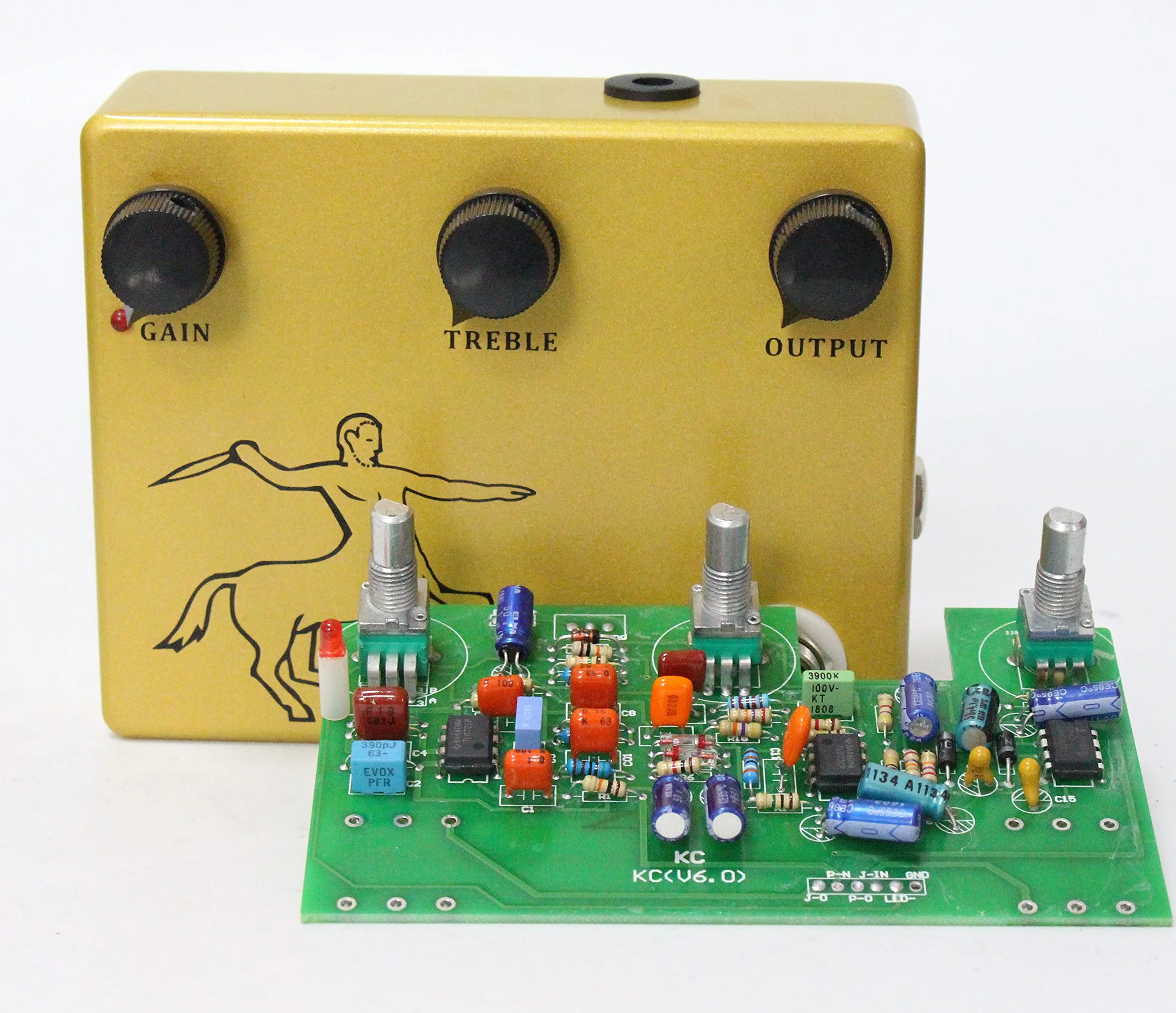 DemonFX KC-DRIVE - Pedal de sobremarcha basado en el Klon Centaur