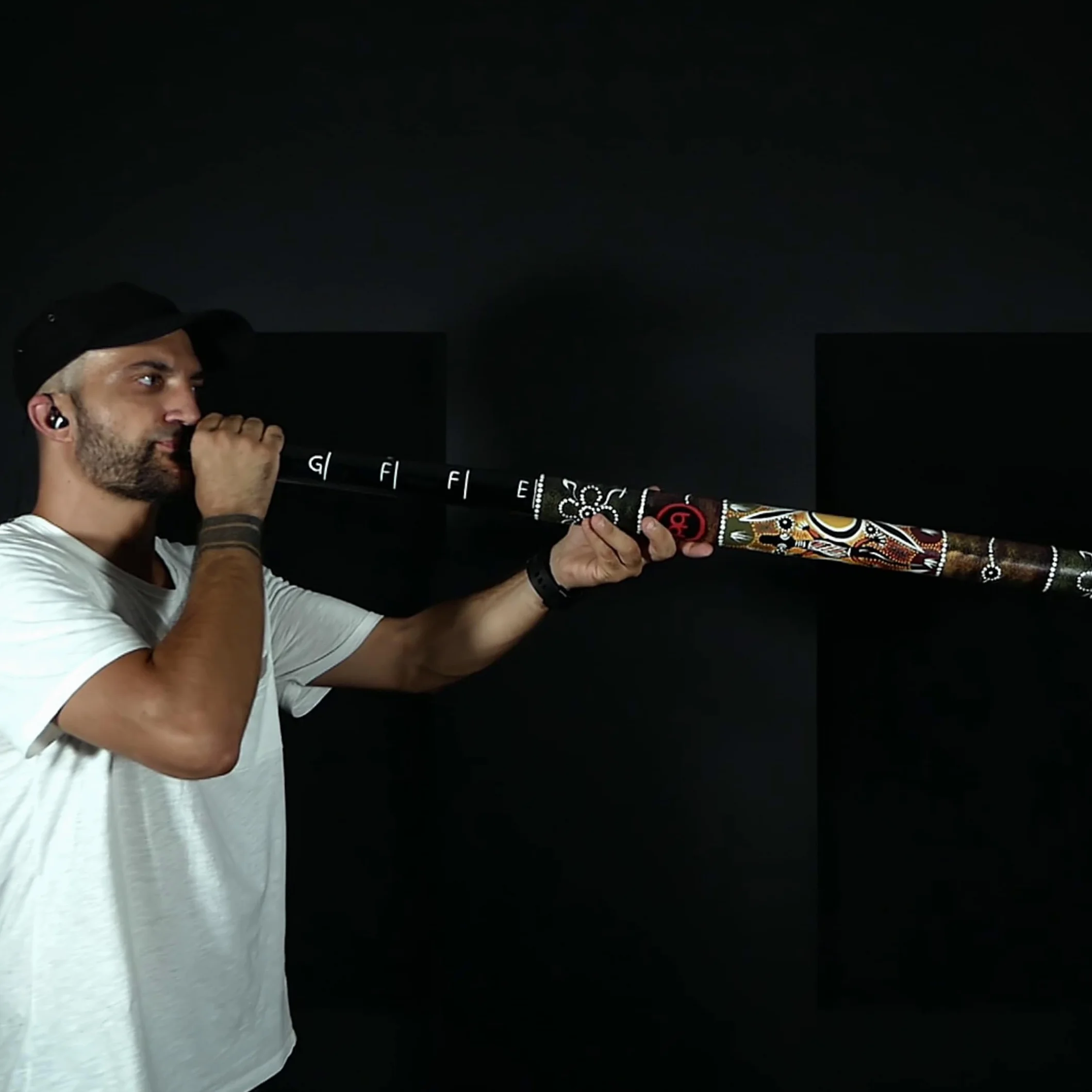 Meinl TSDDG1-BK 36-62 pulgadas de fibra de vidrio de primera calidad extensible Trombón Didgeridoo - Negro