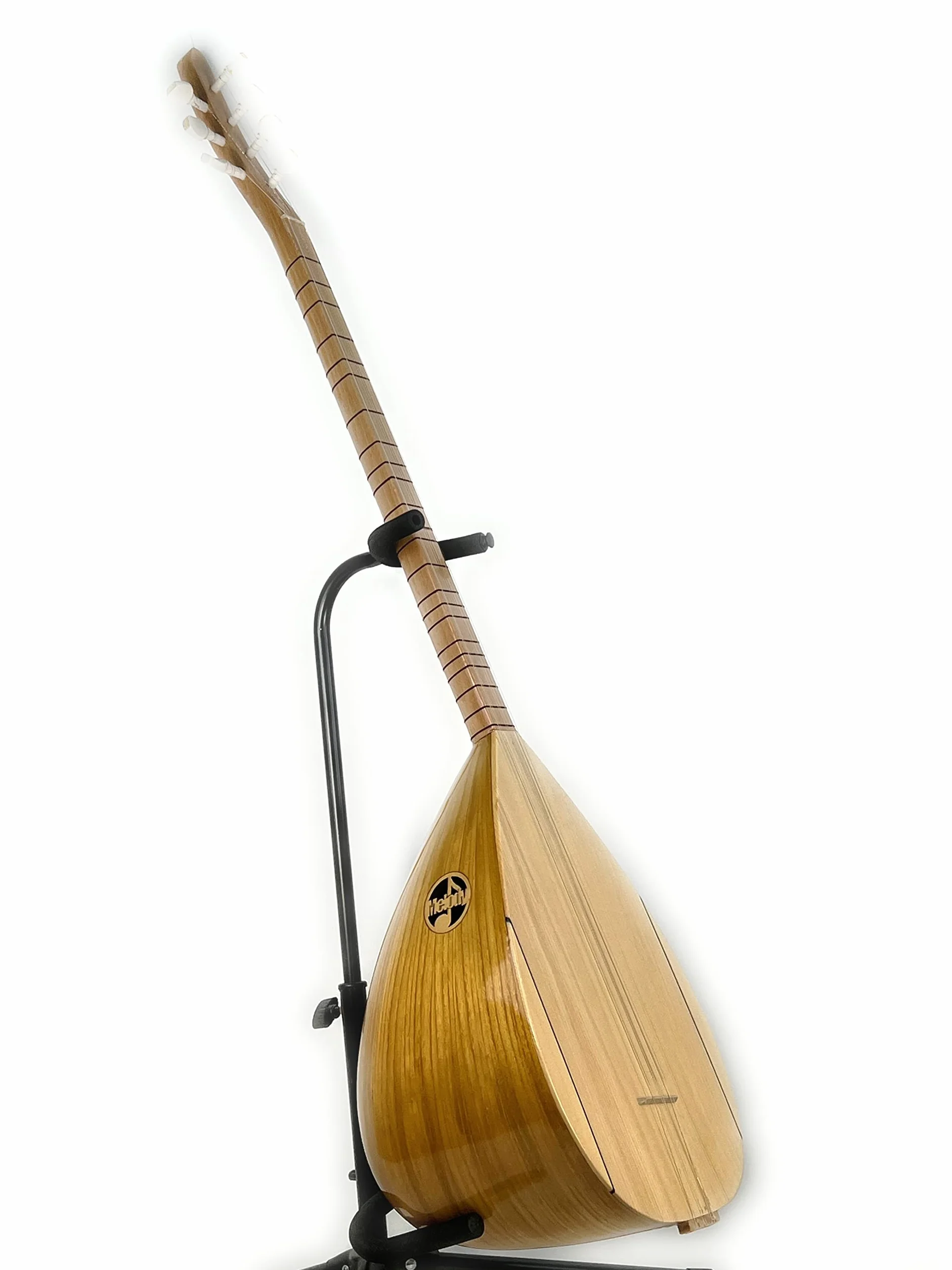 Saz Baglama Uzun Kol - Cuello largo con funda y pastilla