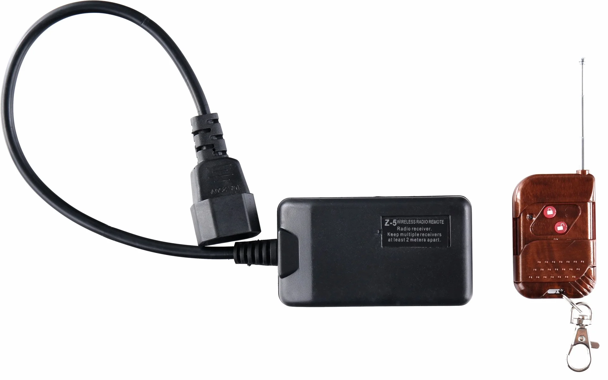 Showlite SN-1200 Set de Máquina de Humo (1200 vatios, 350m³ de salida de humo/min, 7 min de calentamiento, mando por cable y por radio, 5 L de líquido para humo)