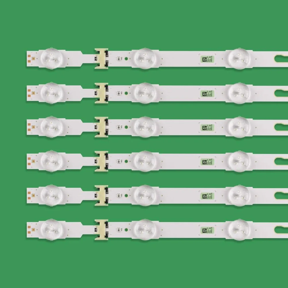 12 Tiras de retroiluminación LED compatibles Fit For Samsung UE55KU6000K UE55JU6740 UE55KU6000 UE55JU6742 UE55JU6745 UE55KU6300 UE55JU6500 UE55KU6079