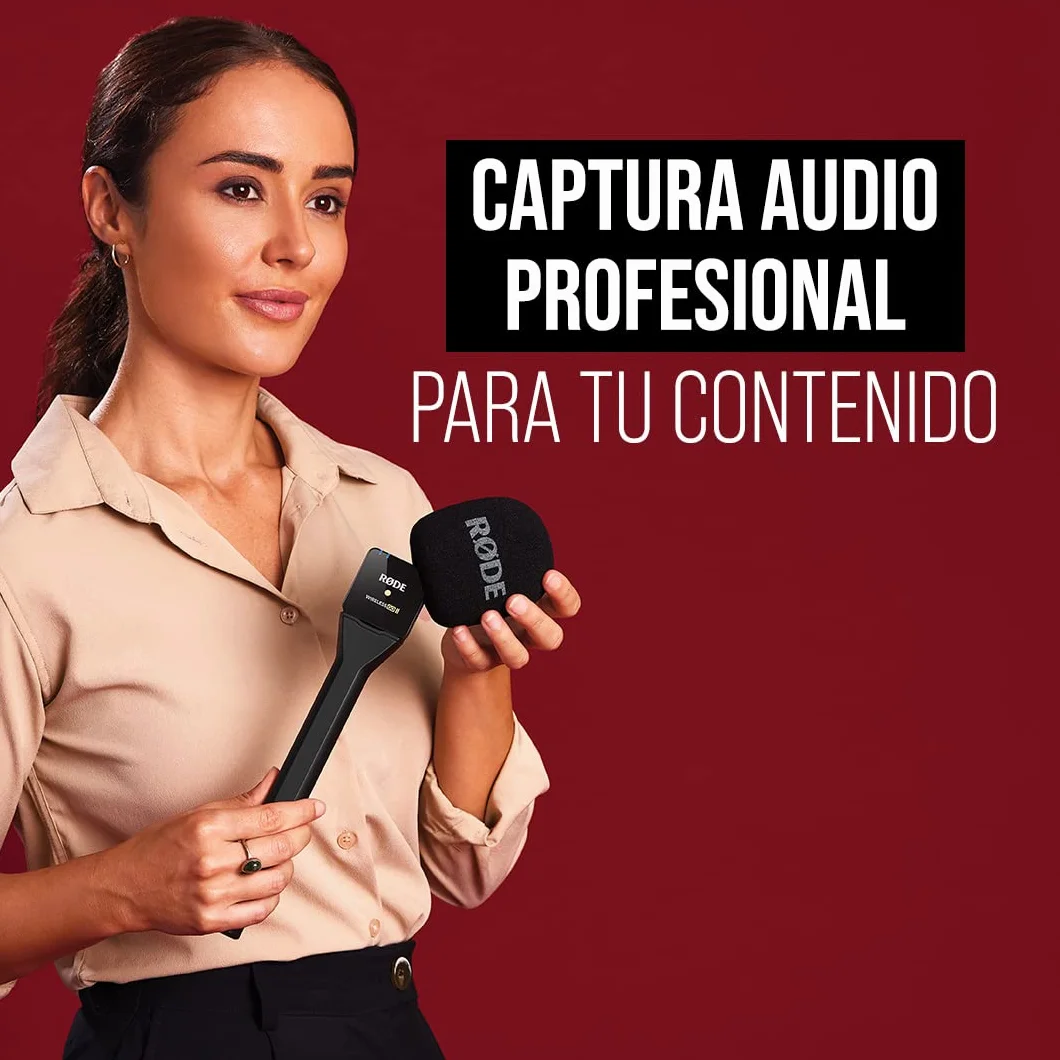 RØDE Wireless Go II Sistema inalámbrico de doble canal con micrófonos incorporados, transmisor doble, negro