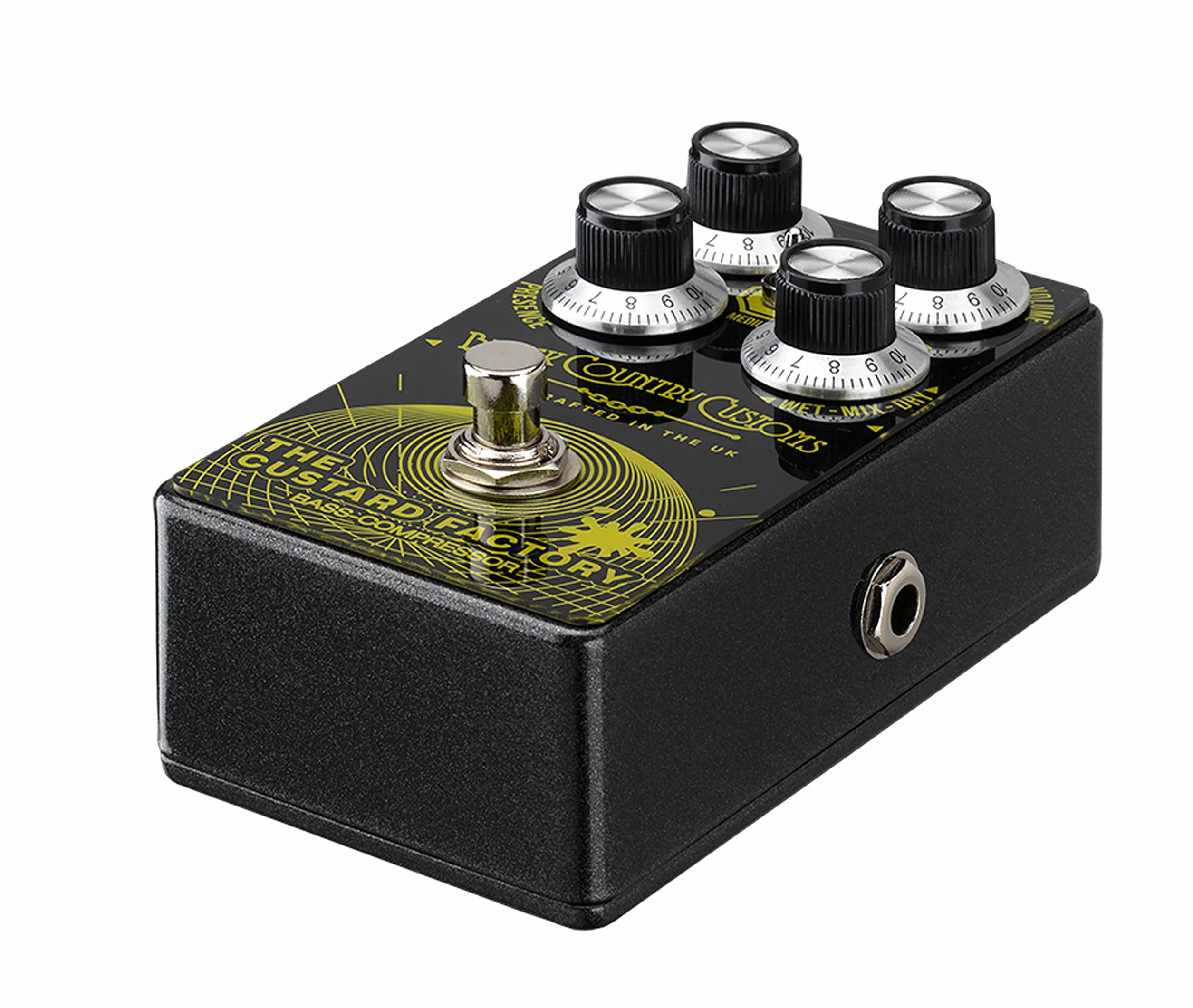 Laney - Pedal de efecto bajo Black Country Customs The Custard Factory Compressor Boutique, (BCC-TCF) Pedal compresor para bajo