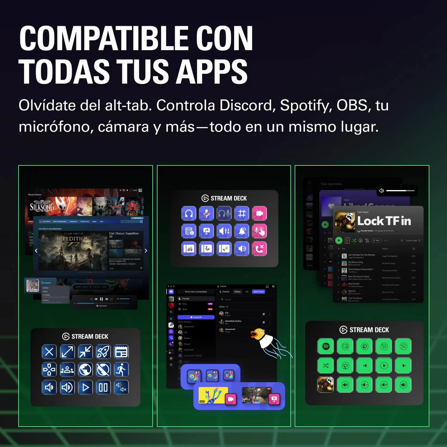 Elgato Stream Deck MK.2 Controlador de estudio 15 teclas macro OBS Twitch YouTube Mac PC
