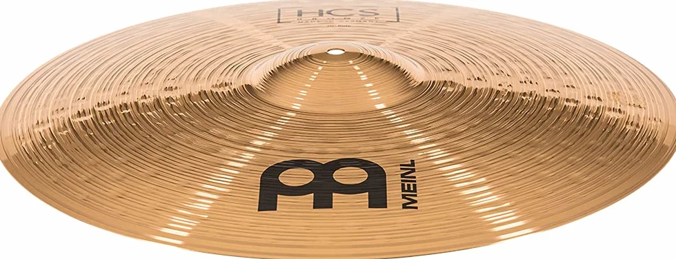 Meinl Cymbals HCS Bronze Plato Ride de 20 pulgadas (50,8cm) Platillos de Batería – Bronce B8, Acabado Tradicional (HCSB20R)