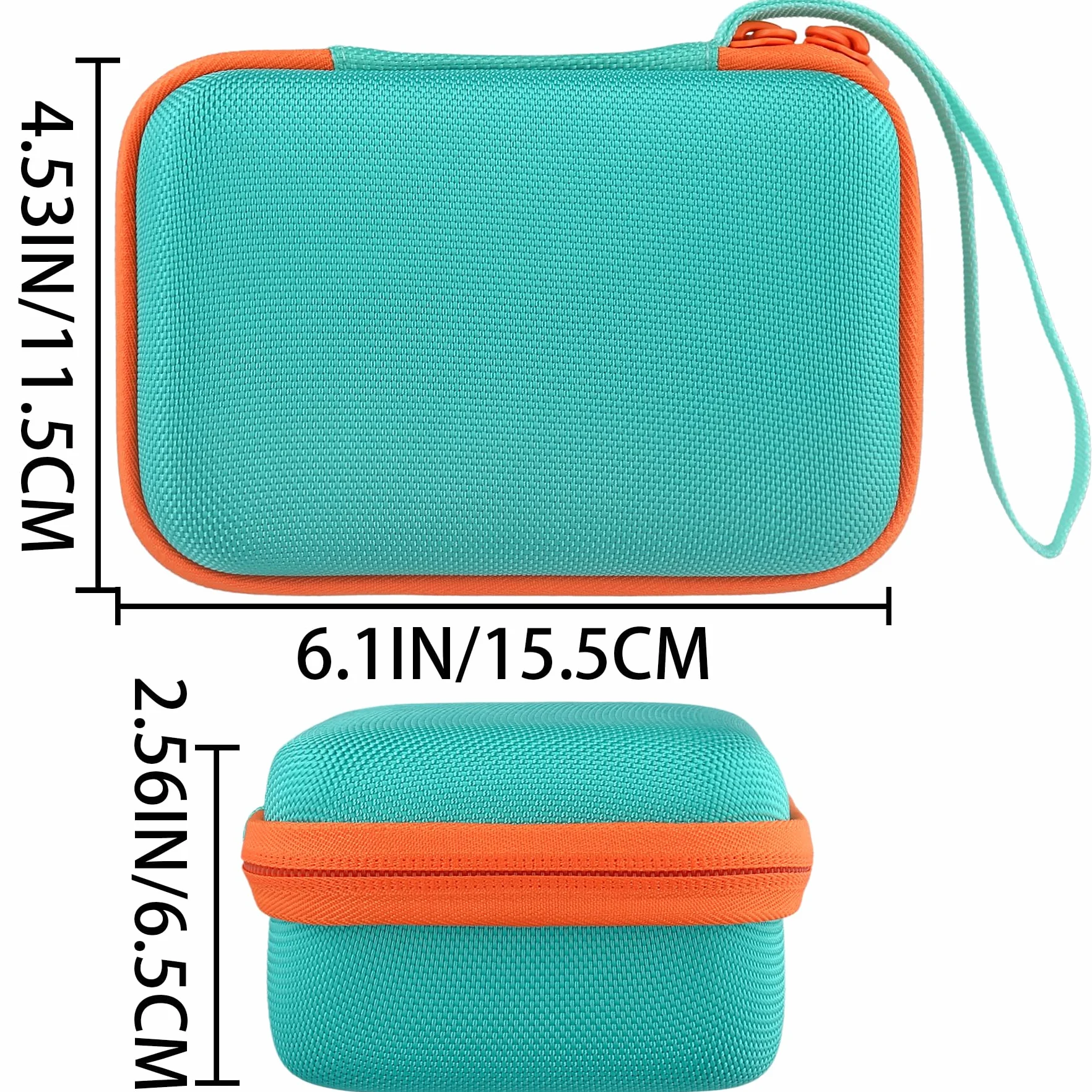 co2CREA Duro Viajar Caja Estuche Funda para Yoto/Yoto Mini Reproductor de Audio y música para niños,Portatarjetas Transparente Incluido para Altavoz MP3 Lee Tarjetas