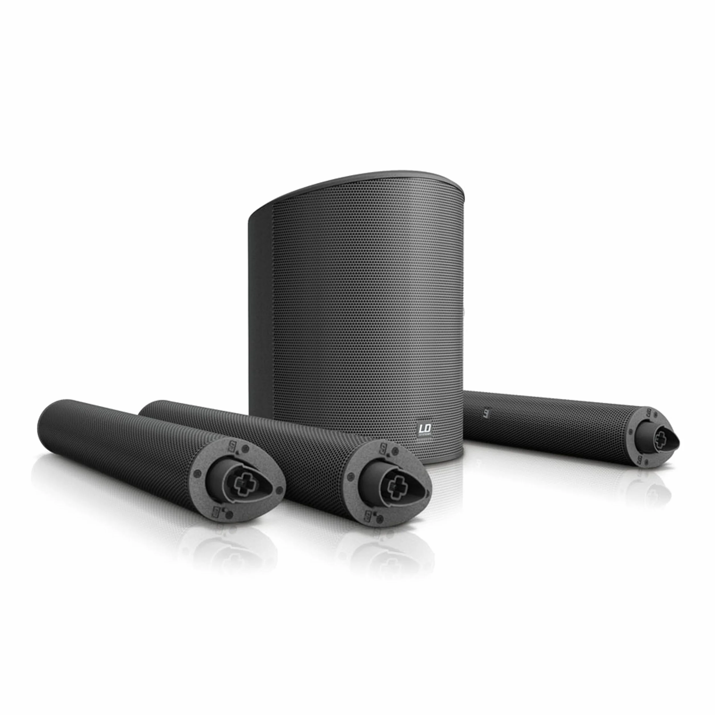LD Systems MAUI 5 - Sistema ultracompacto de PA de columna con mezclador y Bluetooth