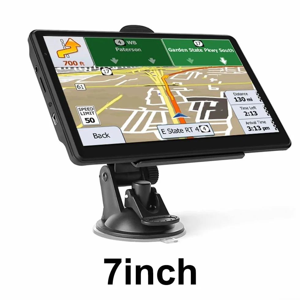 Navegador GPS 7 pulgadas para coches camiones mapas Europa Reino Unido actualizaciones de por vida