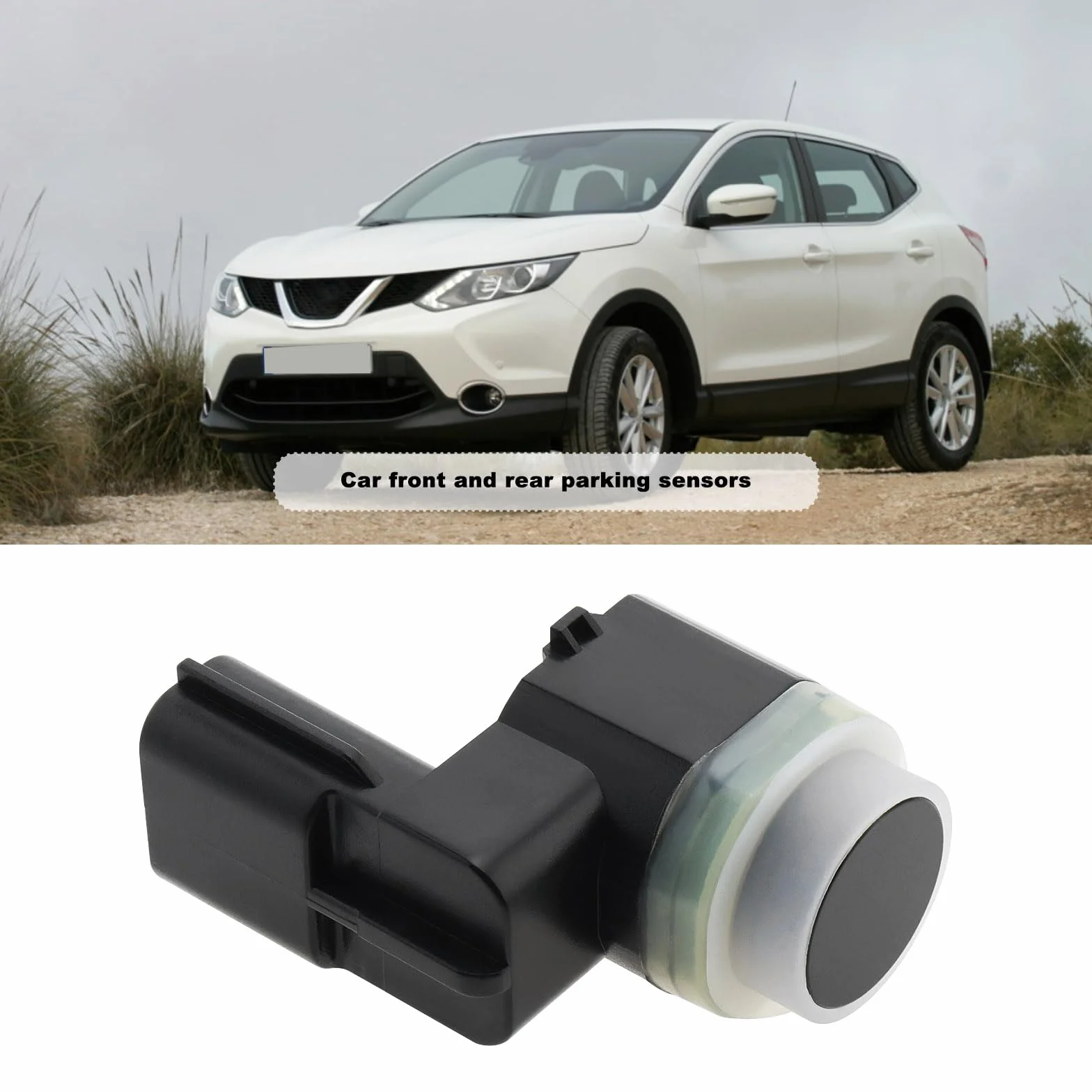 The Lord of the Tools Sensor de Estacionamiento Sensor PDC Sonda de Radar de Estacionamiento Auxiliar 284384EA0A 284384CC5B 284384EA4A Compatible con Nissan Qashqai Mk2 NV300 X-Trail