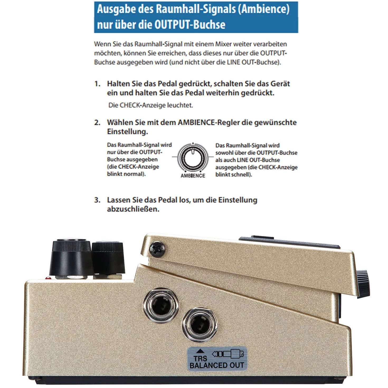 Boss AD-2 - Pedal de preamplificador acústico para guitarra acústica + fuente de alimentación keepdrum