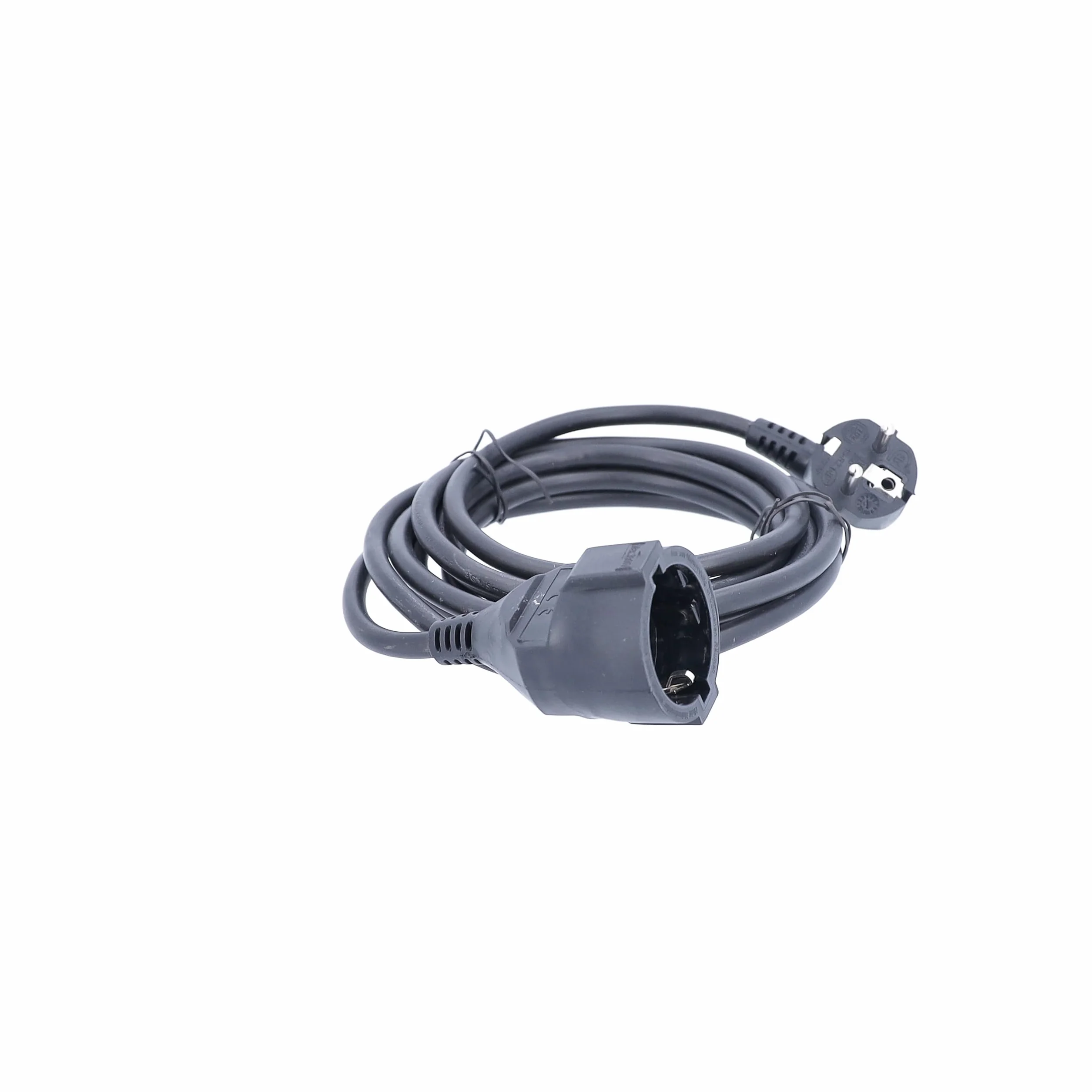 Schwabe alargador de cables 3 m H05VV-F 3G1,5 230V 16A 3500W IP20 Negro