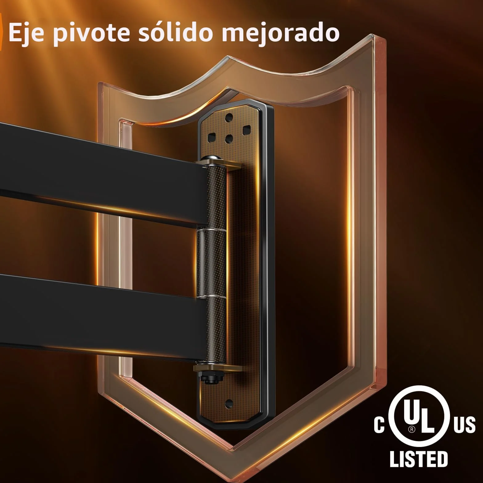 Perlegear Soporte TV Pared Brazo Articulado Extralargo 32-75 Pulgadas Inclinable Giratorio VESA 600x400 mm 45kg