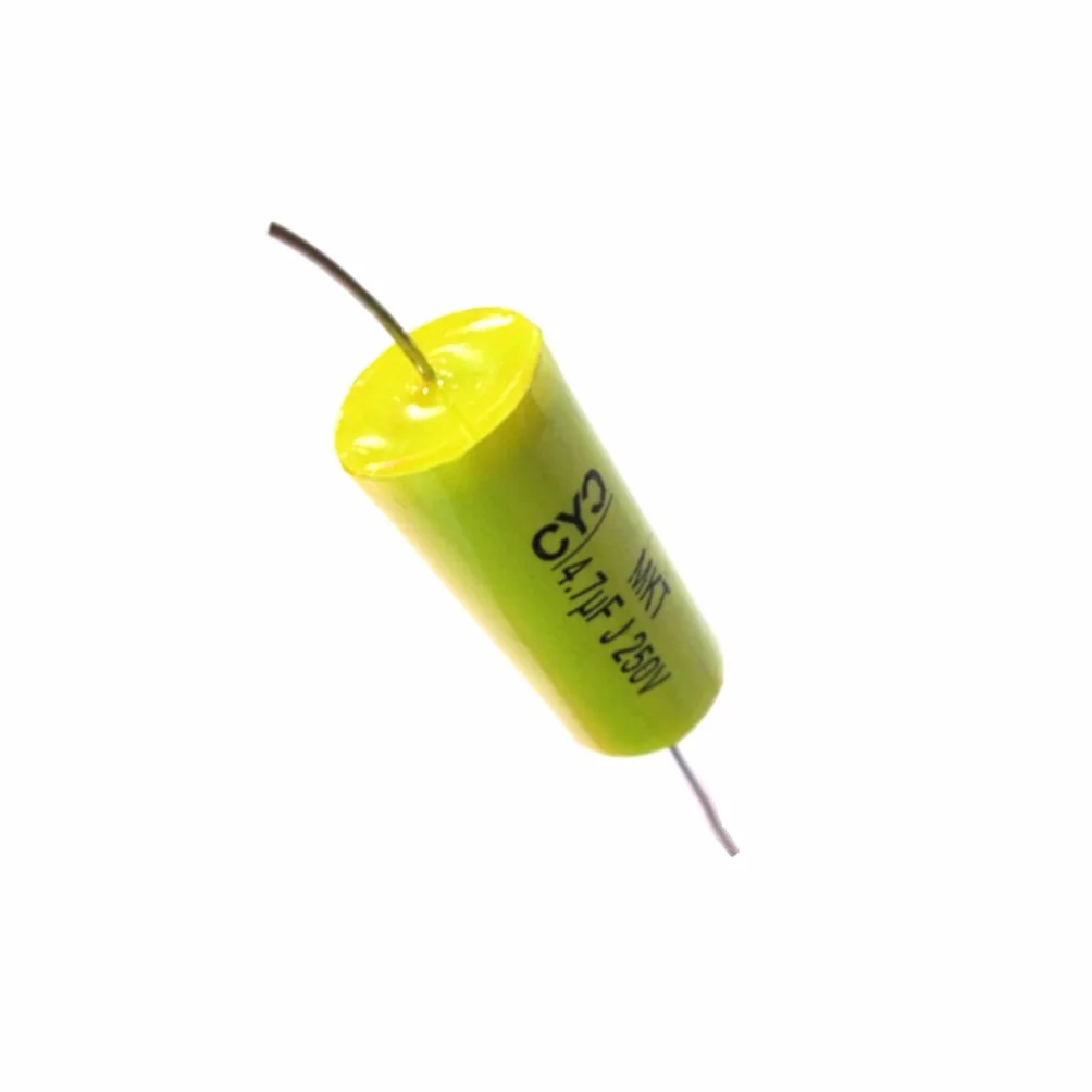 MagiDeal Condensador No Polarizado Cruce Divisor de Altavoz Audio 2pcs 250v 4,7uF