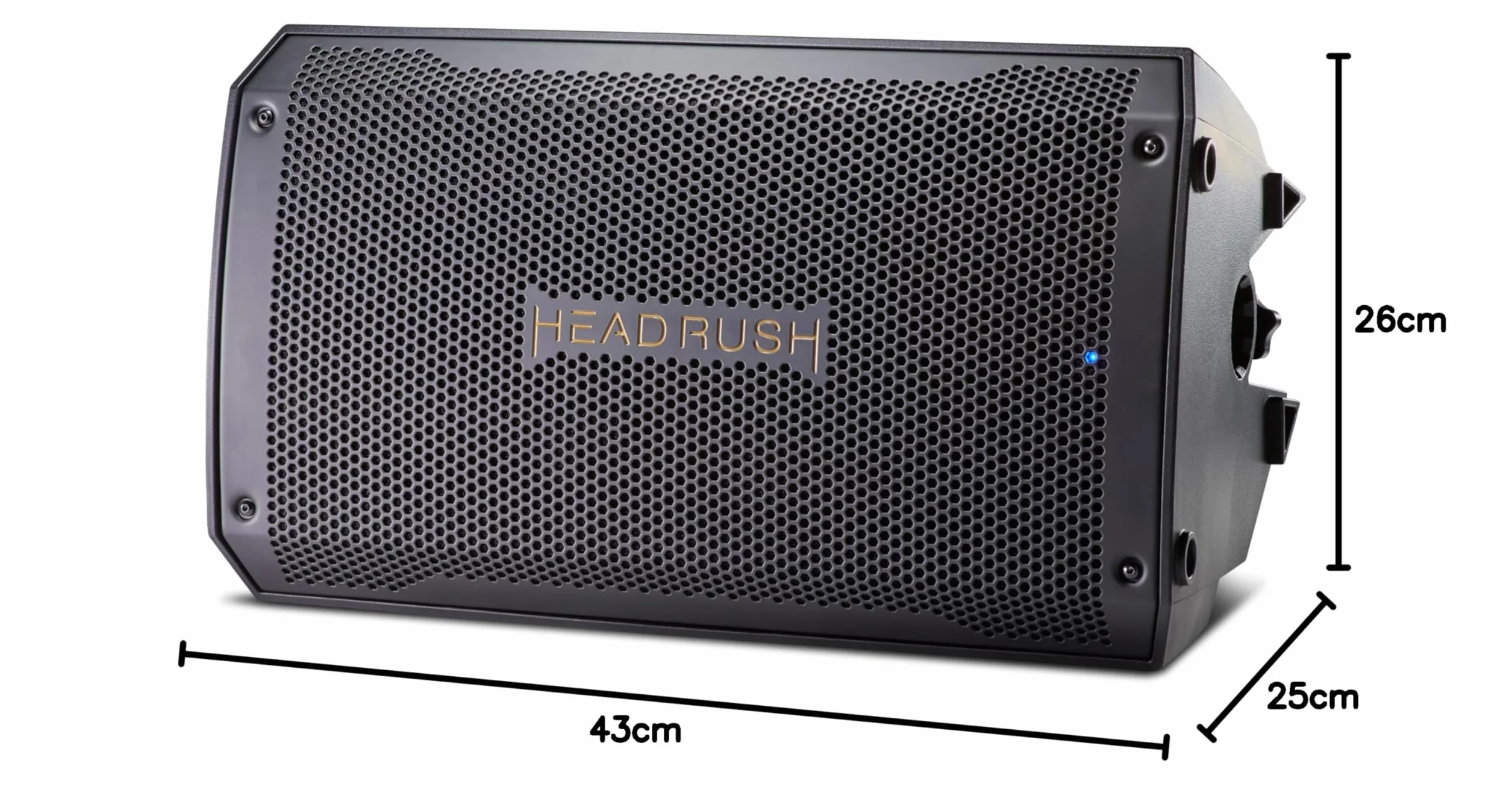 Headrush FRFR108 MKII - Ampli para Guitarra/bajo 2000W, Altavoz Bluetooth Rango Completo y Respuesta Plana y 8" para procesadores de Modelado y Multi-FX