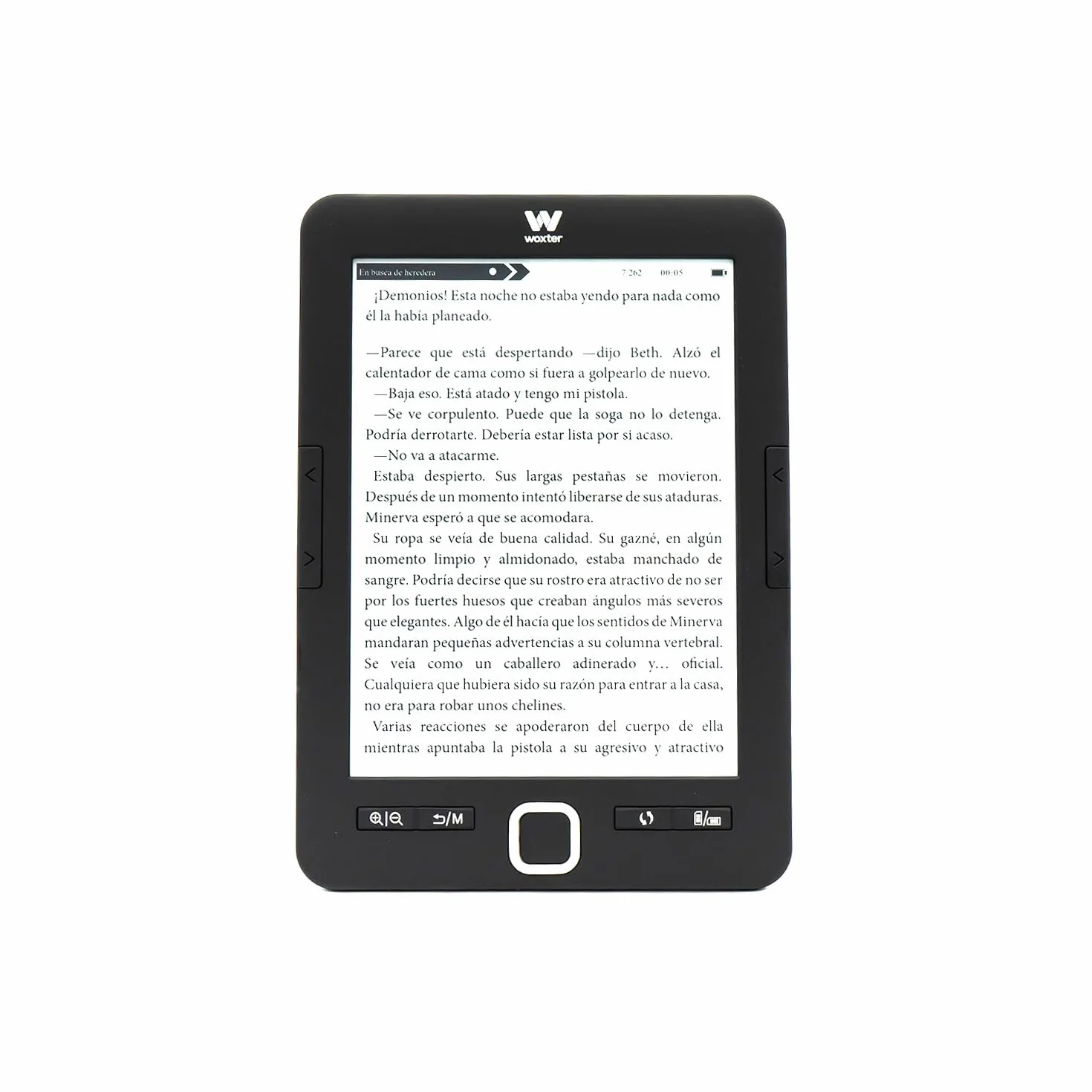 Woxter Scriba 195 Lector de Libros Electrónicos Negro 6 Pulgadas