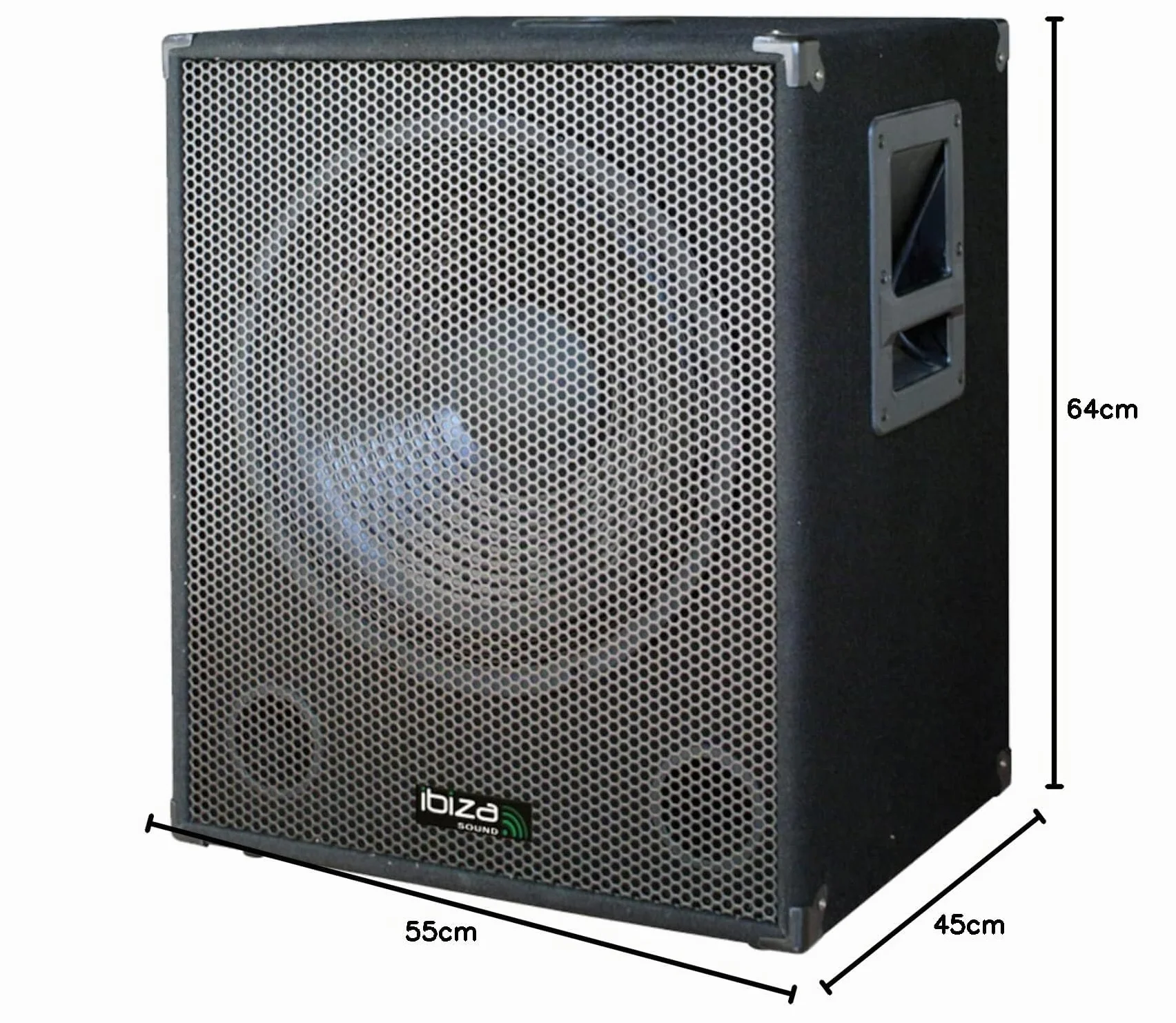 Ibiza - Subwoofer biamplificado (38 cm, 15", 800 W)