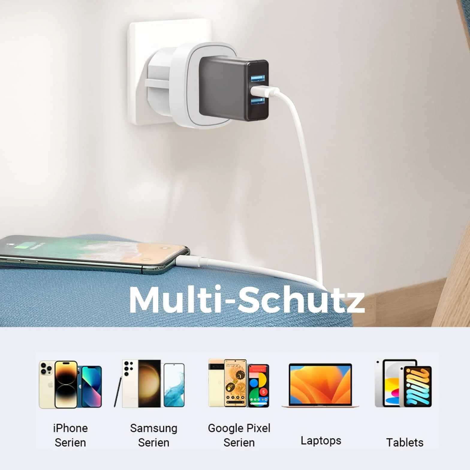 2X Adaptador de Enchufe de USA a Enchufe Europeo, Americano to España, USA a EU, Adaptador de Viaje Estados Unidos a Español