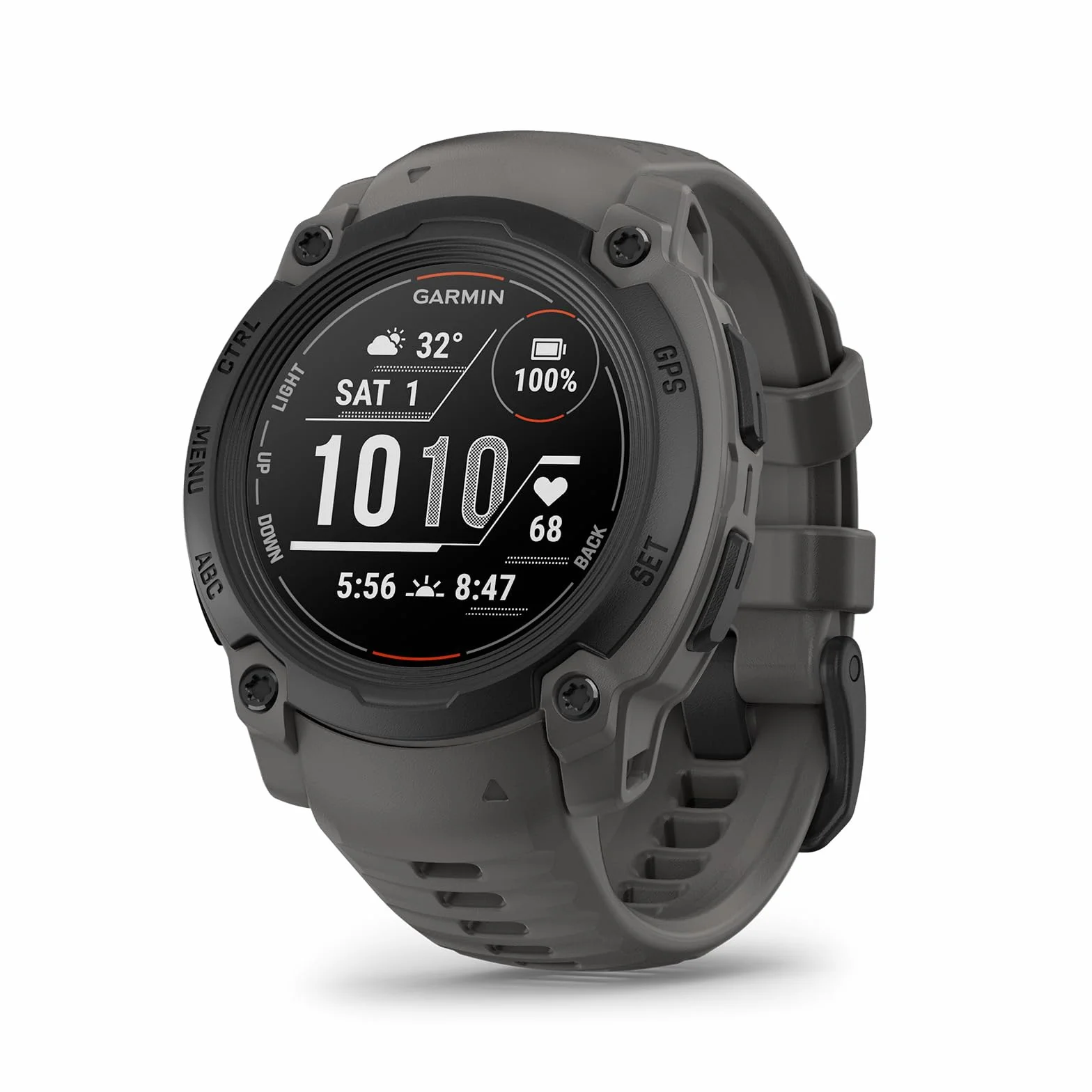 Garmin Instinct E, Reloj Inteligente con GPS, 40 mm, Resistente al Agua, Aplicaciones Deportivas integradas, Monitorización de la Salud, Notificaciones Inteligentes, Negro