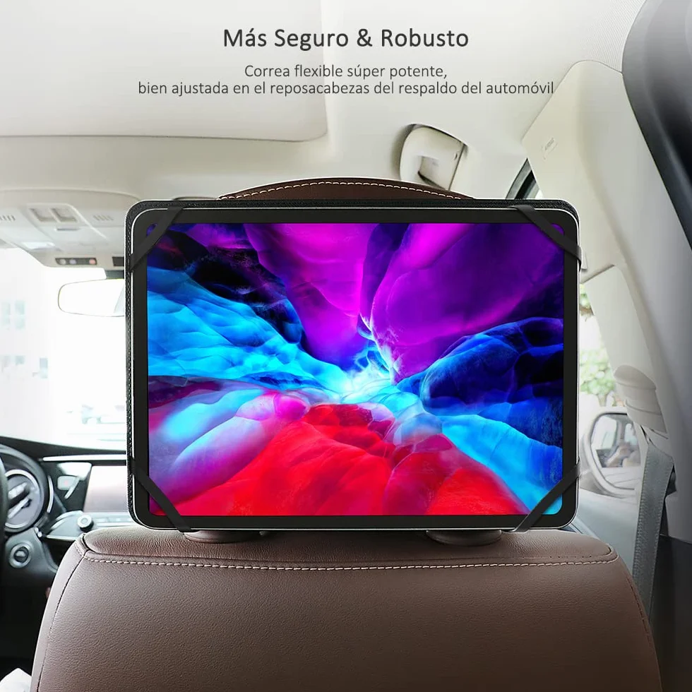 memumi 𝟐𝟎𝟐3 𝗨𝗽𝗴𝗿𝗮𝗱𝗲𝗱 Soporte para Tablet para Reposacabezas de Coche, Universal Tablet Coche Asiento Trasero del Automóvil Asiento Soporte para iPad 10.2 10.9 8 9 10 generacion 7-11"