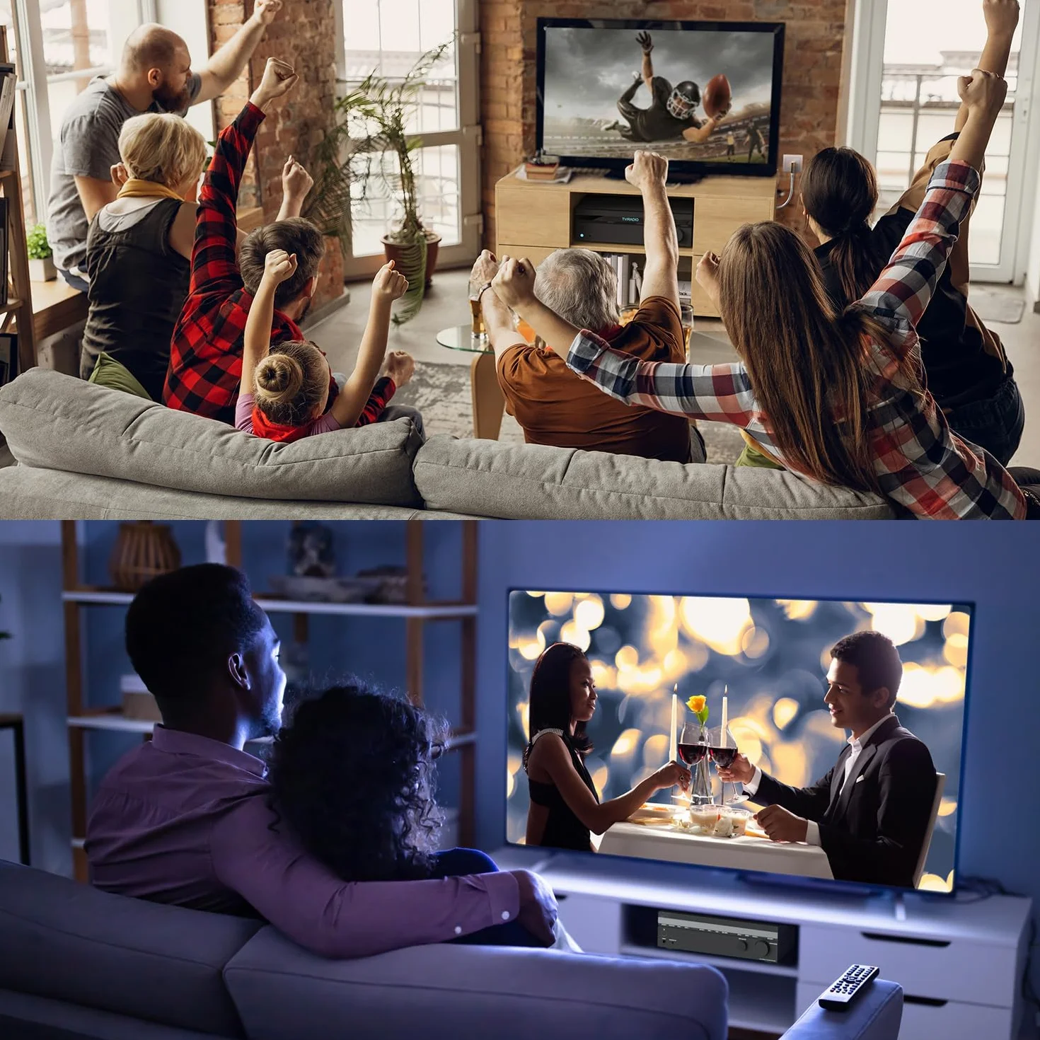 KabelDirekt – Cable de antena 4K & cable TV con ángulo de 90°/recto – 1,5m – con conector metálico para televisión digital y analógica – trenzado (toma angular a conector recto para DVB-C, DVB-S)