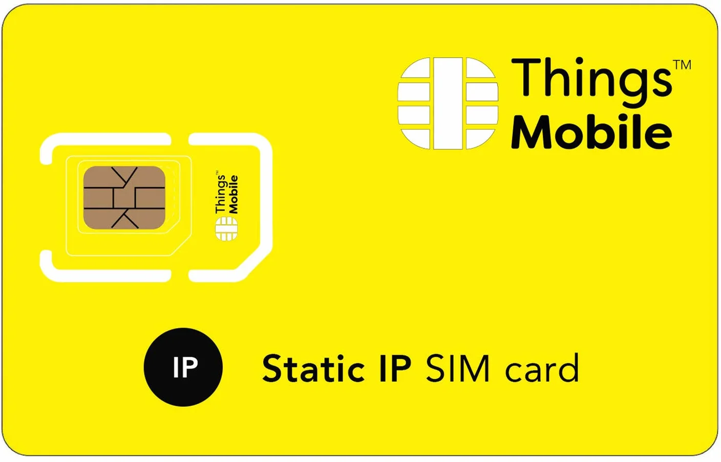 TARJETA SIM con IP ESTÁTICA para IoT y M2M - cobertura global, GSM/2G/3G/4G LTE, sin costes fijos, 10 € crédito