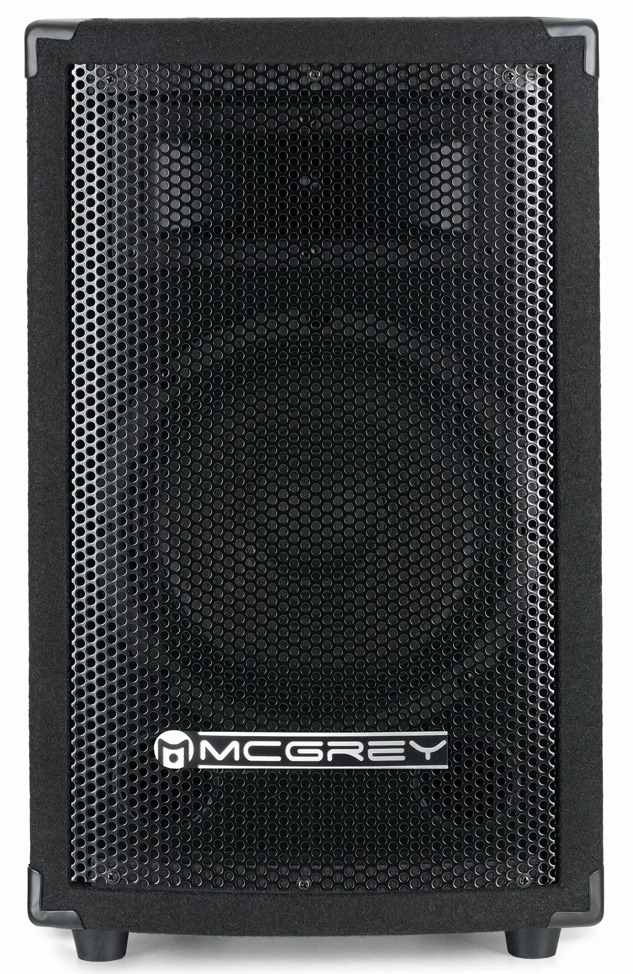 McGrey PA Set Completo Equipo DJ PowerDJ-1000 (Sistema con partybox, Altavoces, 2X 300 vatios, Amplificador Bluetooth, Amplificador, Cable de Altavoz)