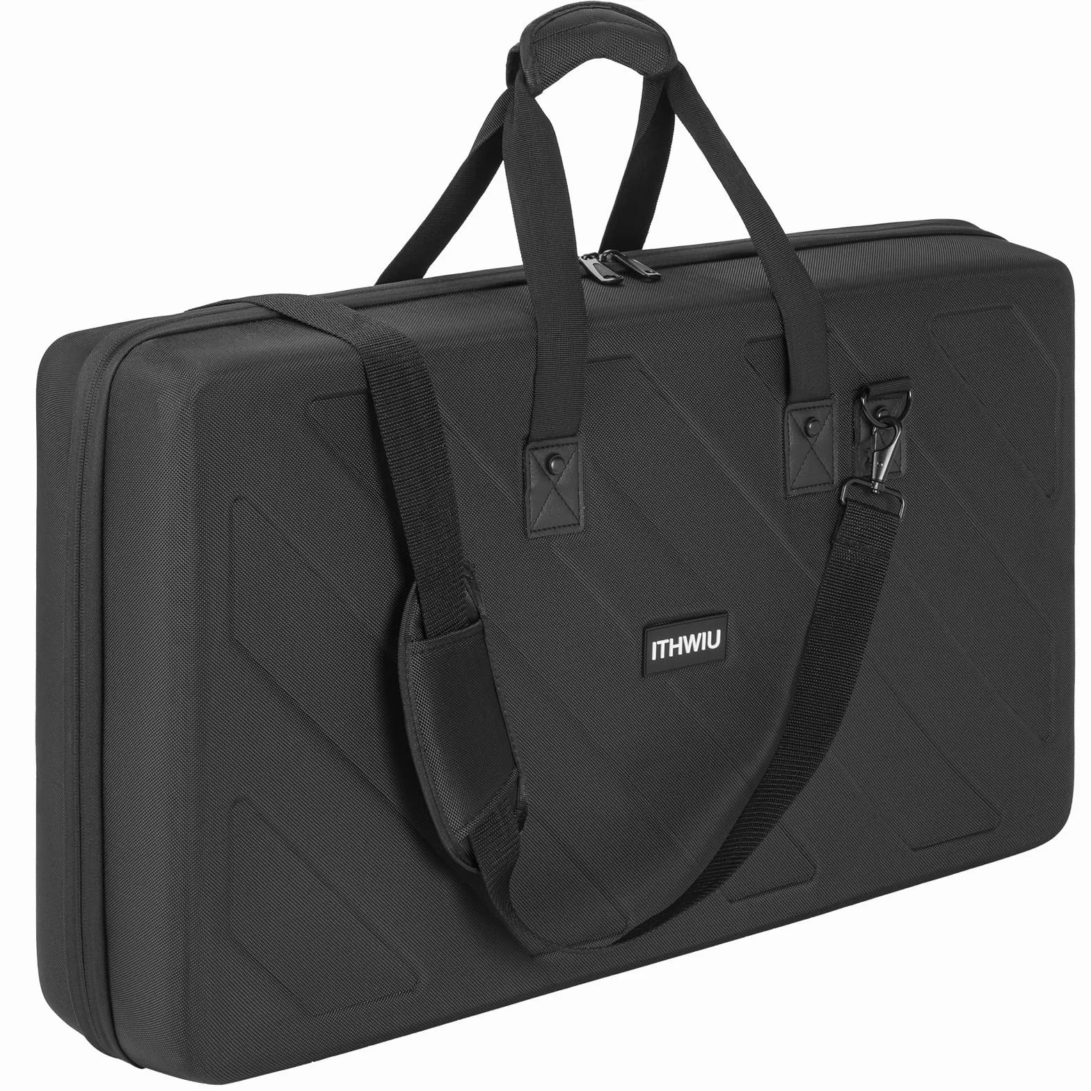 OUUTMEE DJ Bolso rígido de transporte, estuche para controlador DJ para Pioneer DDJ, bolsa de almacenamiento para viajes, Black, DDJ-1000/1000SRT