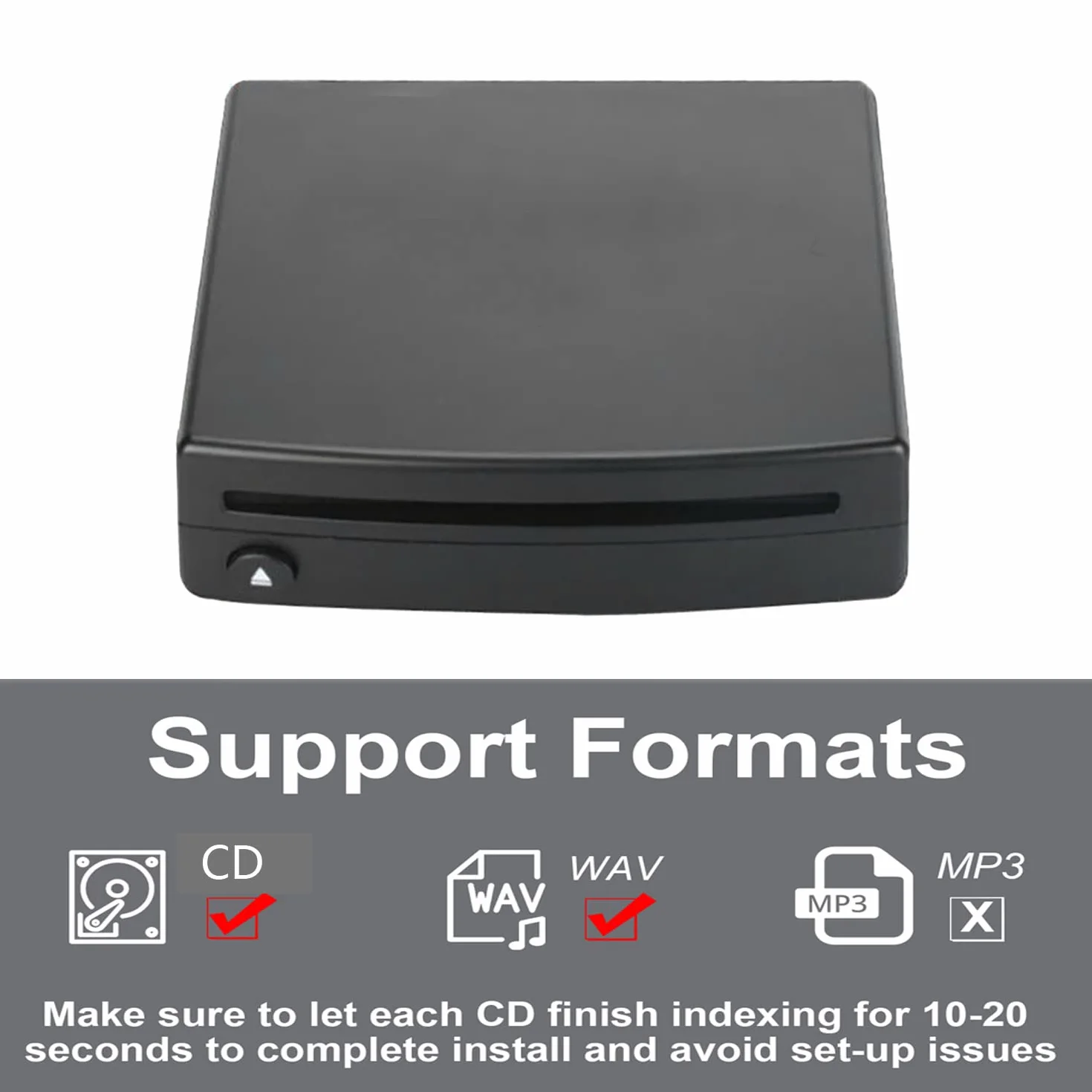 Reproductor de CD universal externo USB para coche con navegación Android