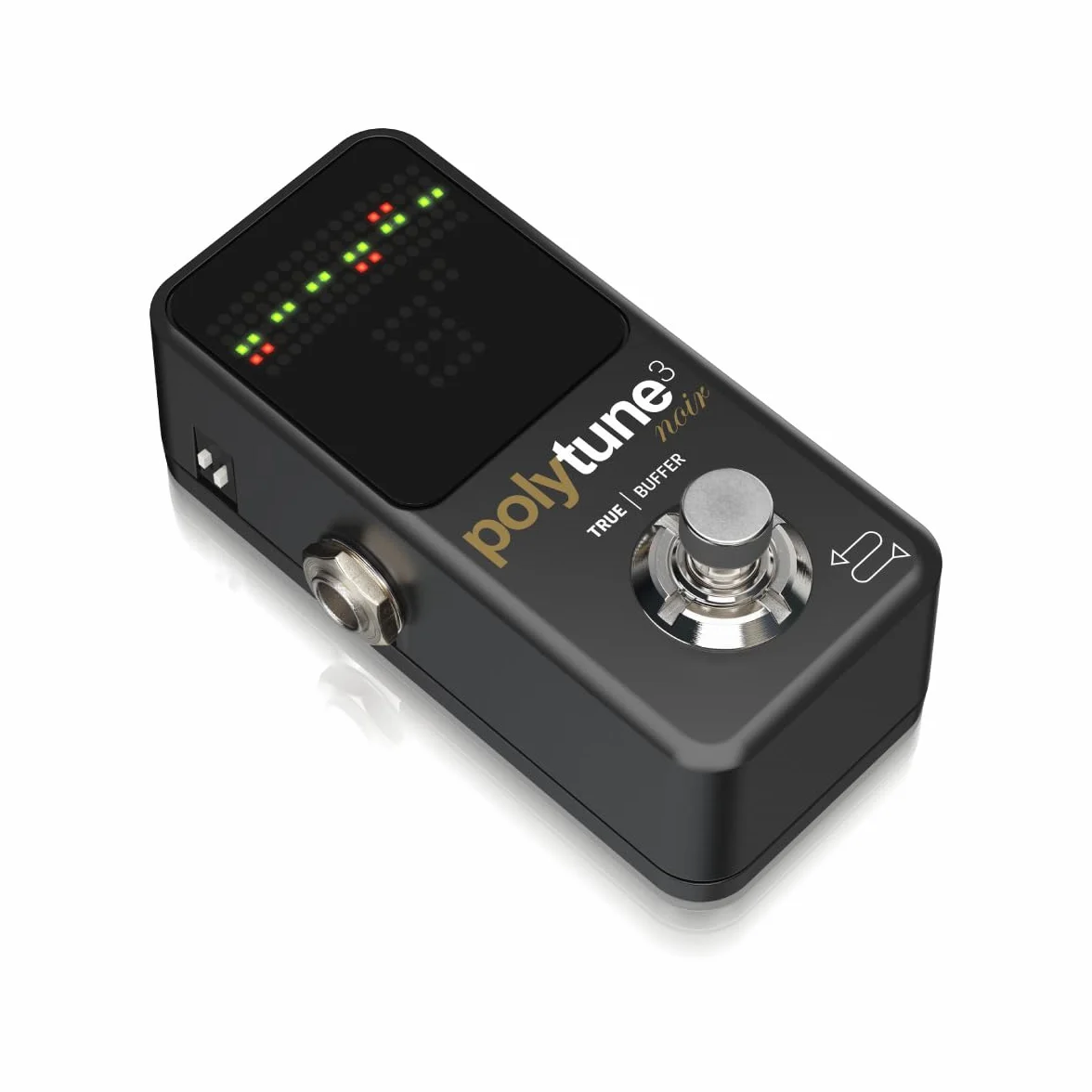 TC Electronic POLYTUNE 3 NOIR Tiny Polyphonic Tuner con múltiples modos de afinación y BONAFIDE BUFFER incorporado