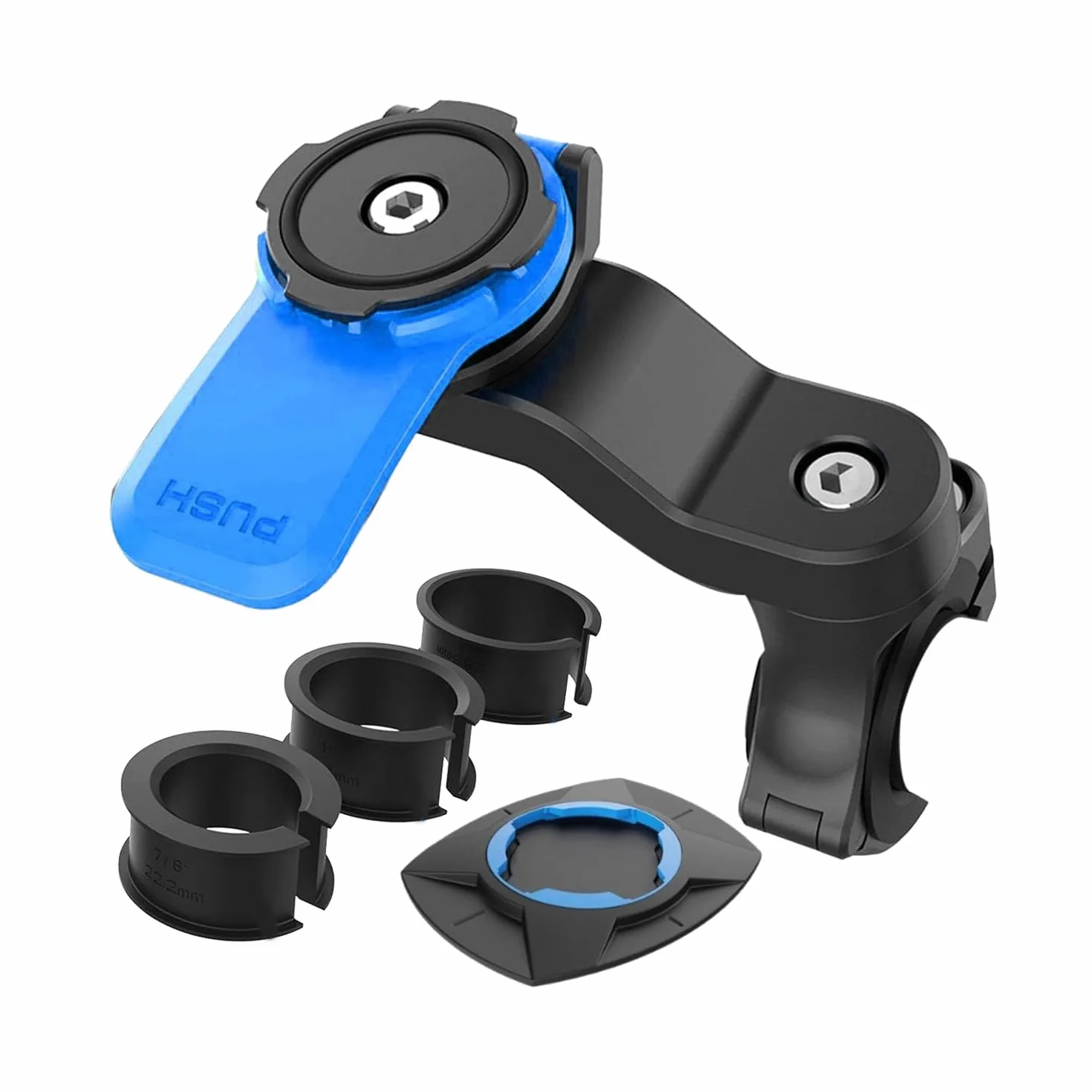 Taomeng Soporte universal para manillar de moto y bicicleta, giratorio 360° para teléfono MTB