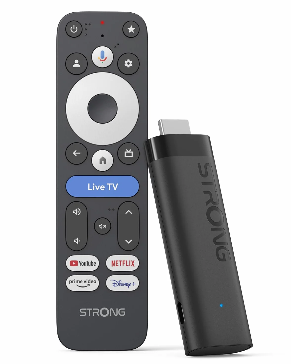 STRONG Leap-Nova-X TV Stick 4K UHD 2GB RAM 32GB Android 14 HDMI 2.1 Wi-Fi 6 Dolby Vision HDR10+